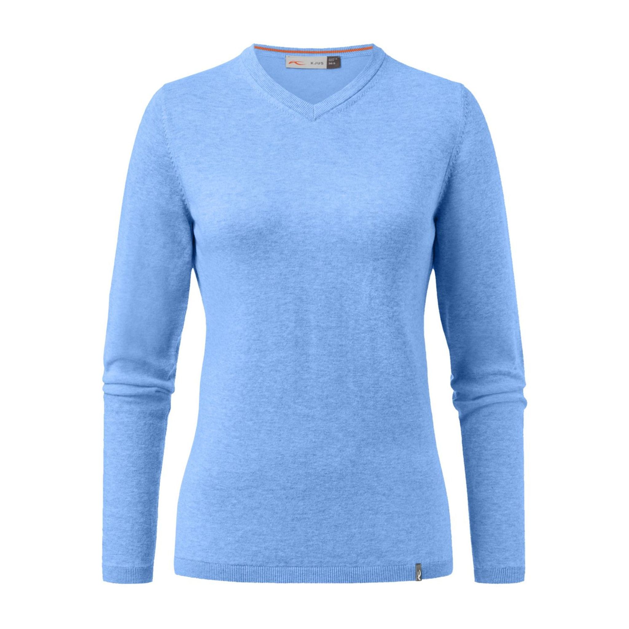 Pull col V Kjus W Kicki Vista Blue Mel Femme