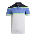 Polo Kjus M Luan CB SS Silver Fog/Waterfall pour homme