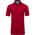 Polo de golf Kjus M SS Cardinal/Atlanta Blue Homme