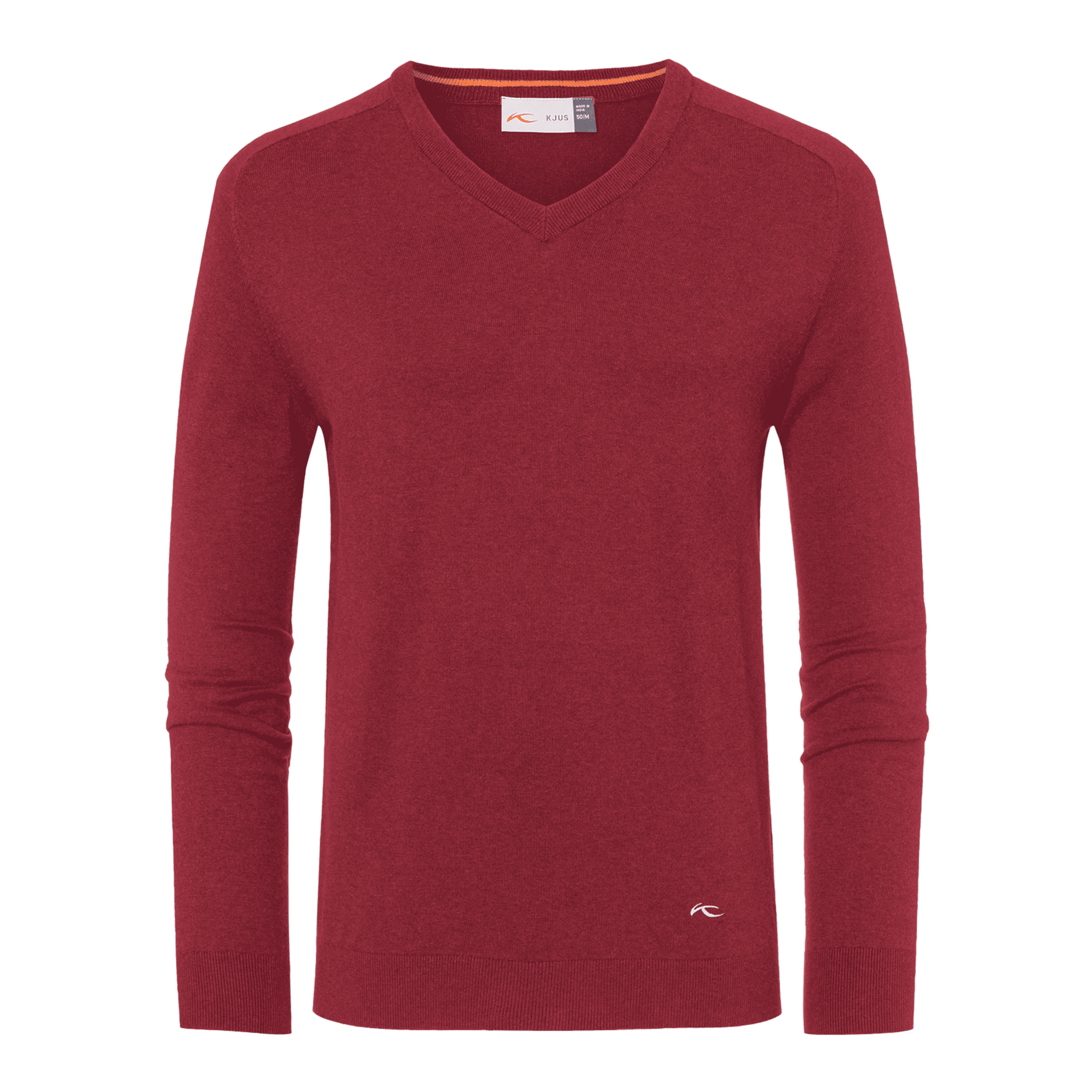 Pull col V Kjus M Kirk Cardinal Homme