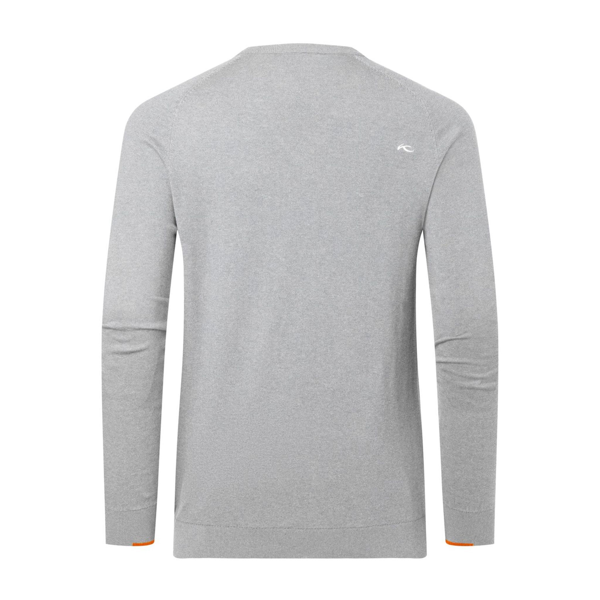 Pull col V Kjus Kirk Gris argenté/mélange Homme