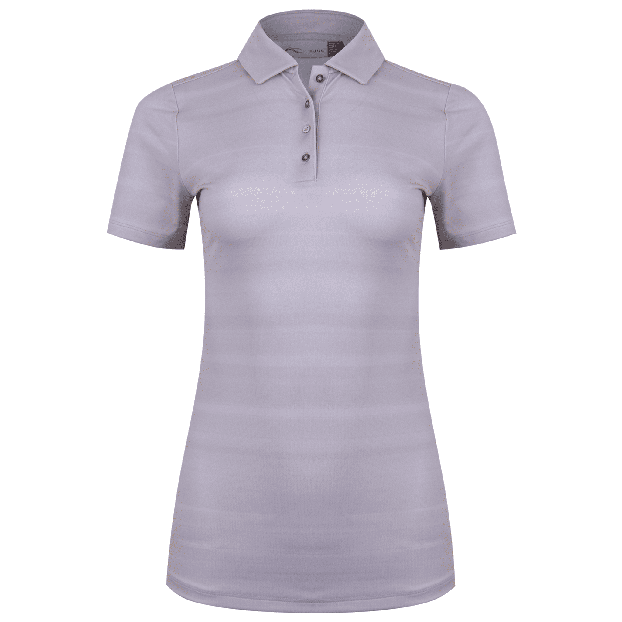 Polo imprimé Kjus W Enya SS Blanc/Alliage Femme