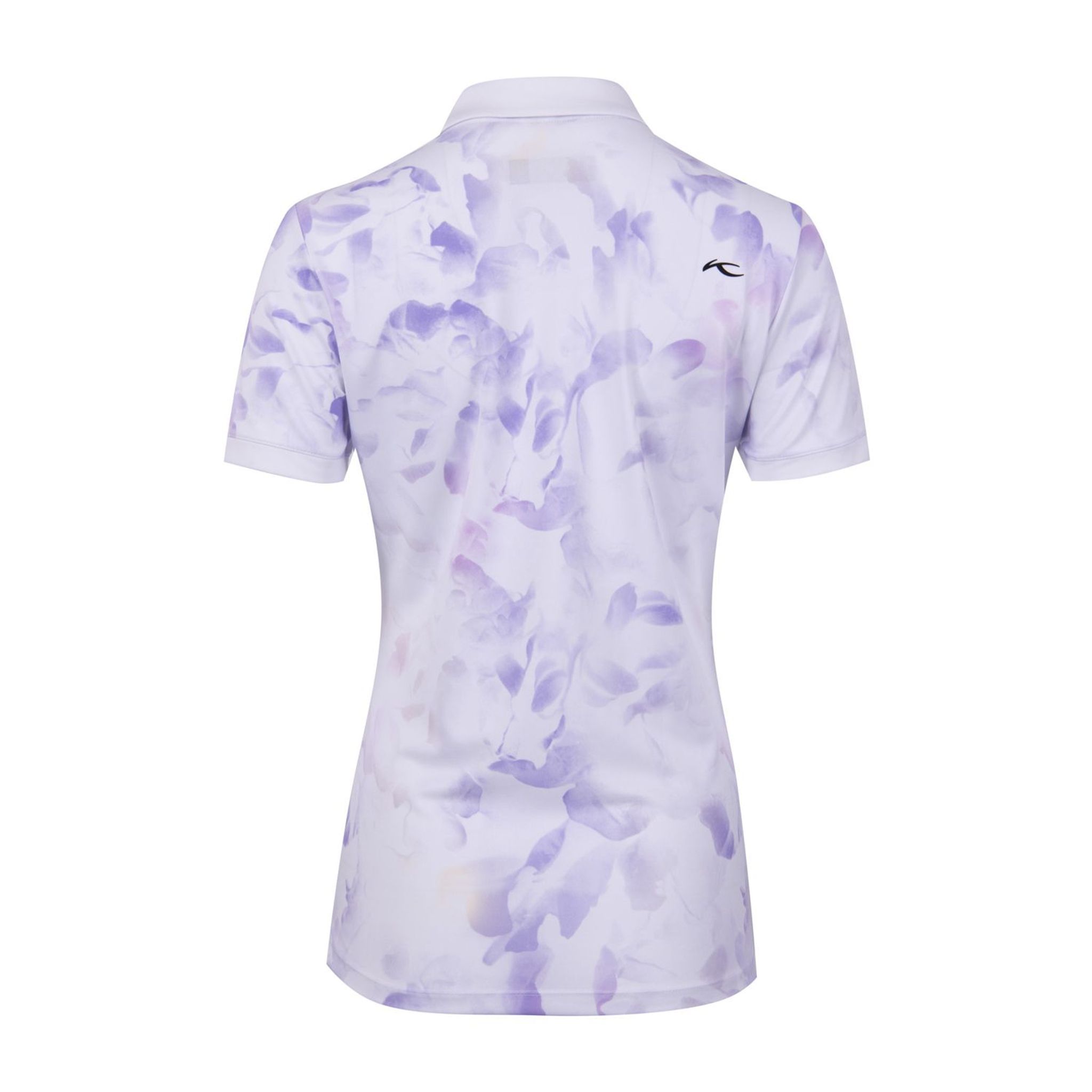 Polo Kjus W Enya imprimé blanc/violet iris femme