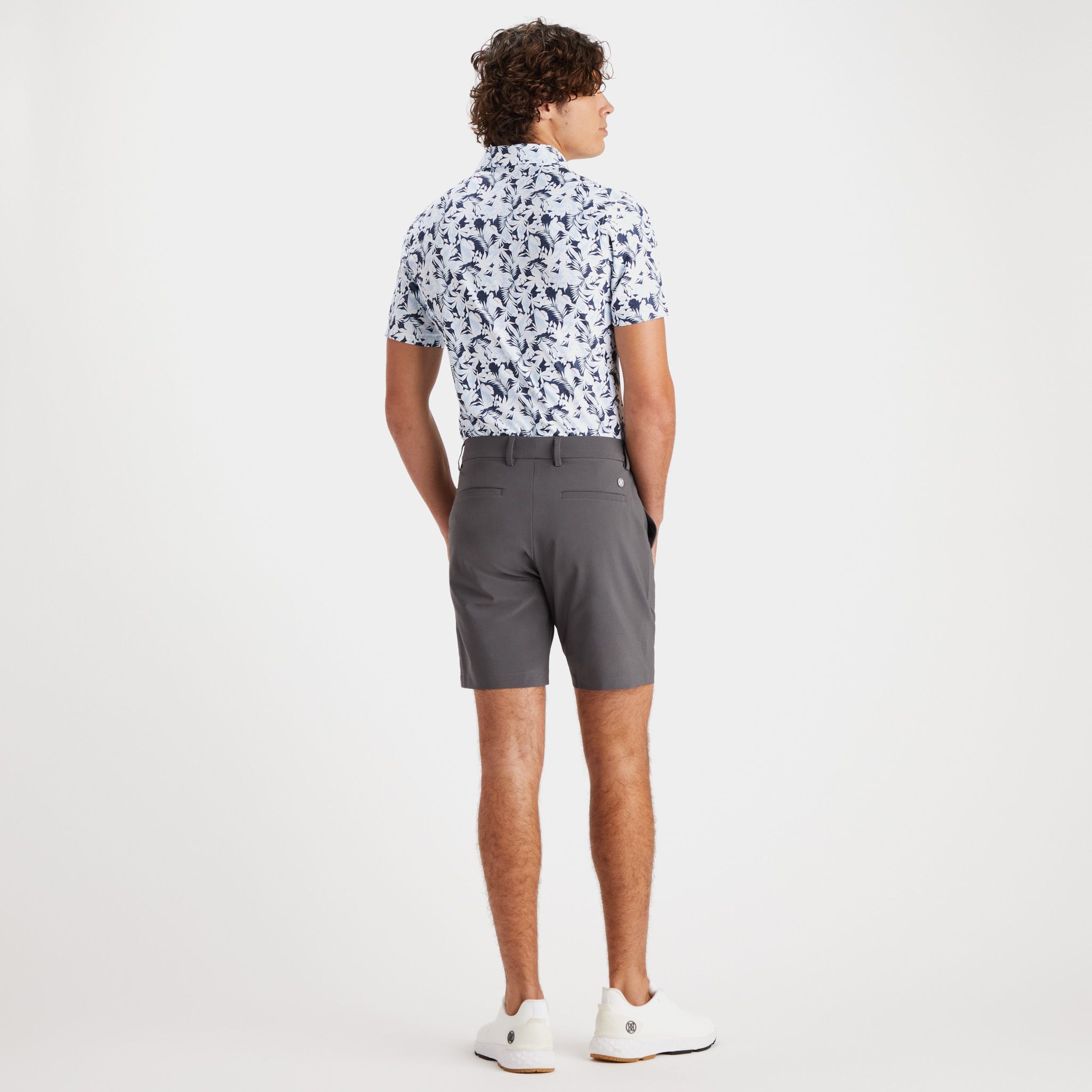 Polo de golf slim fit en piqué technique Palm Fronds GFORE pour hommes S Hommes