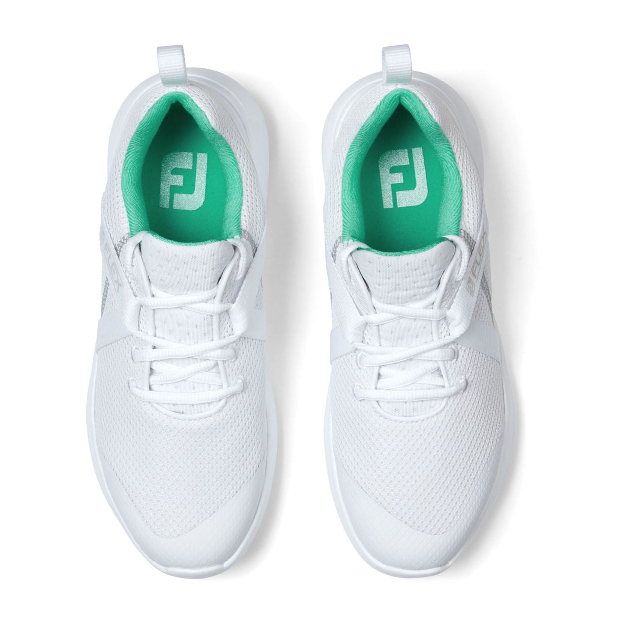 Footjoy W Flex Blanc/Turquoise Femme