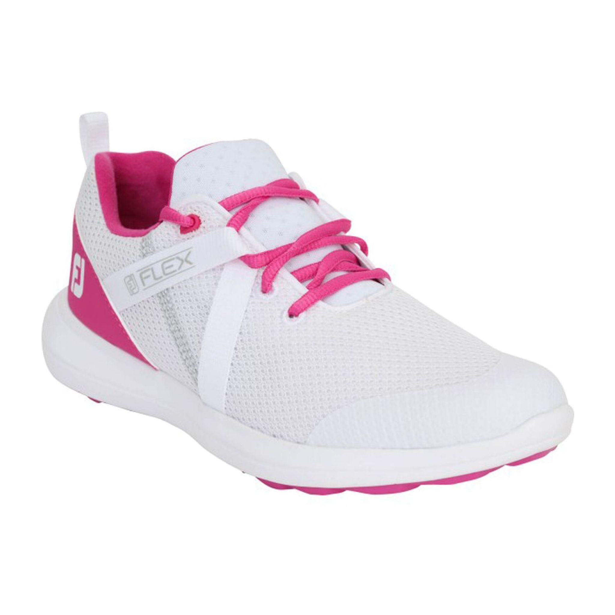 Footjoy W Flex White/Fuchsia Damen