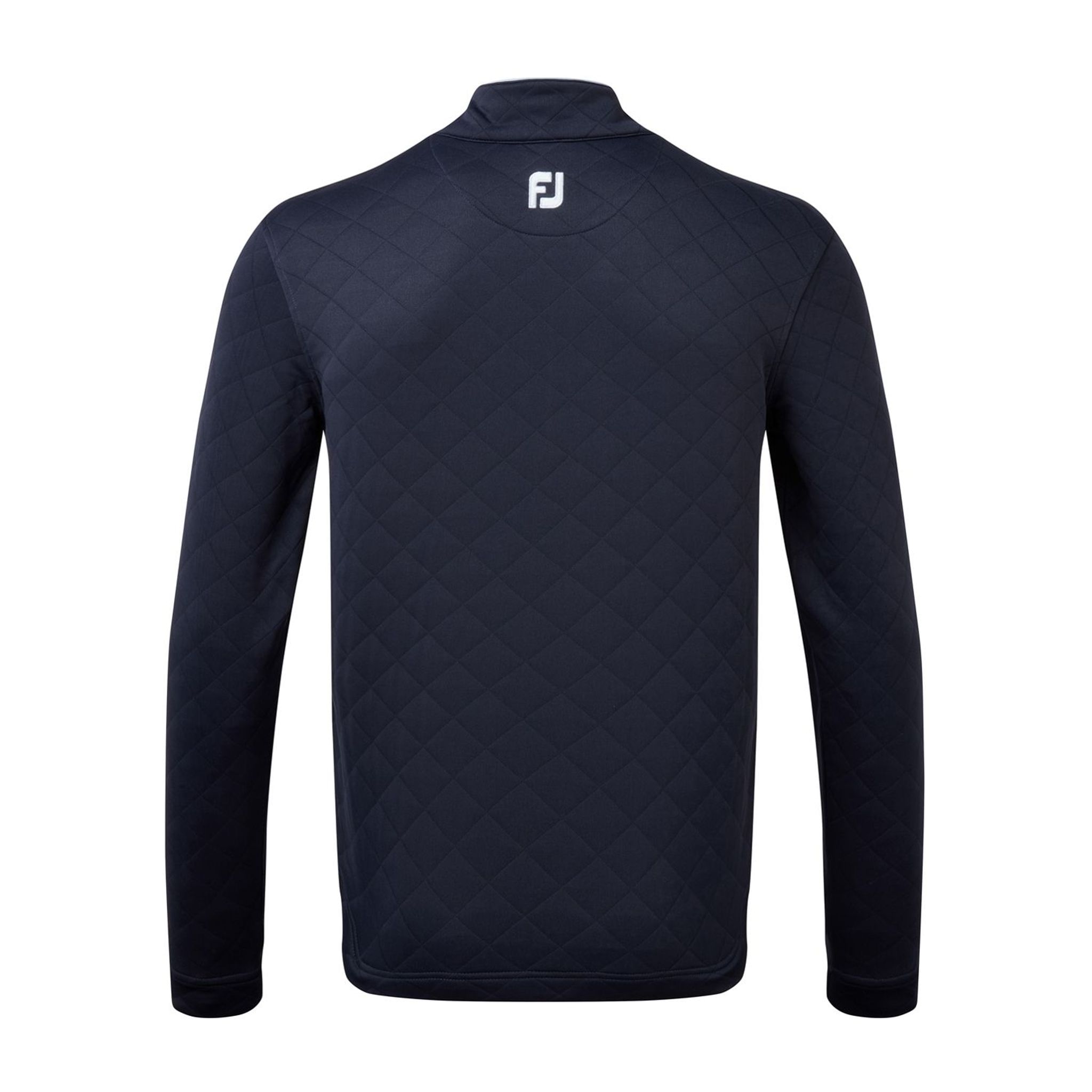 Footjoy Sweater Diamond Jacquard 1/2 Zip Blau Herren