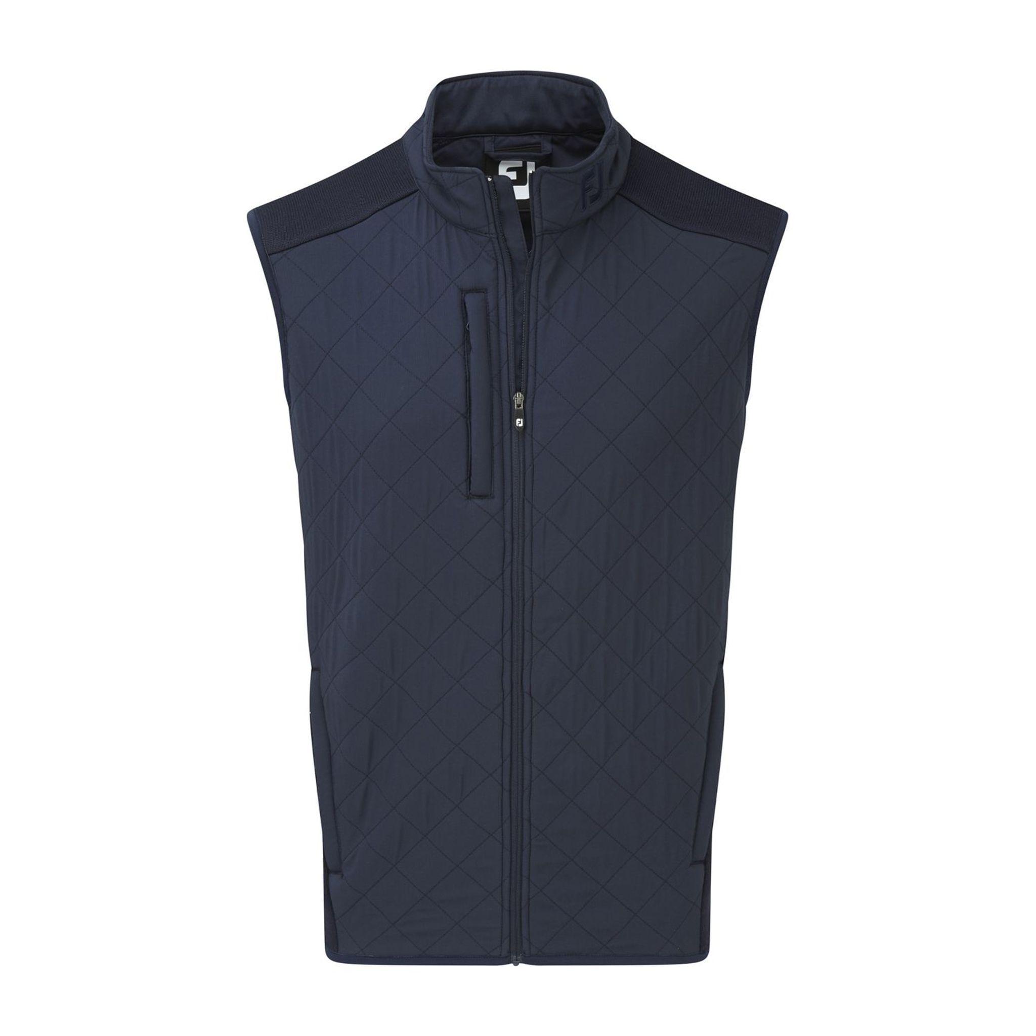 Gilet matelassé polaire Footjoy M pour homme, bleu marine