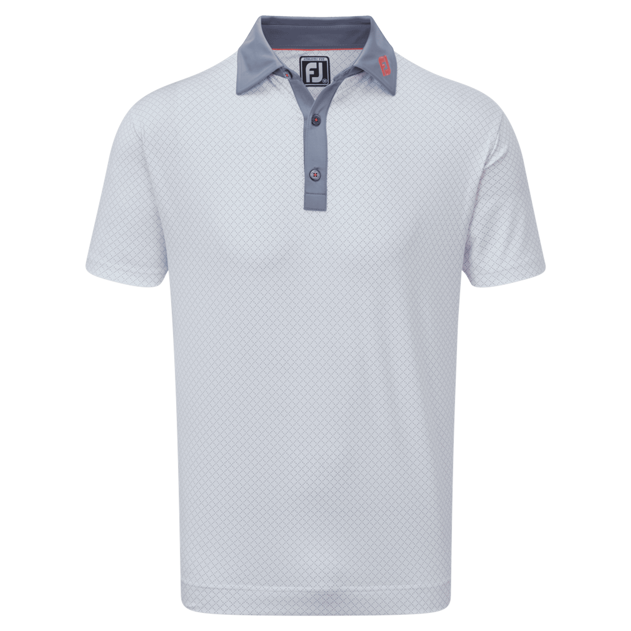 Polo Footjoy en fil d'Écosse à pois et diamants pour homme