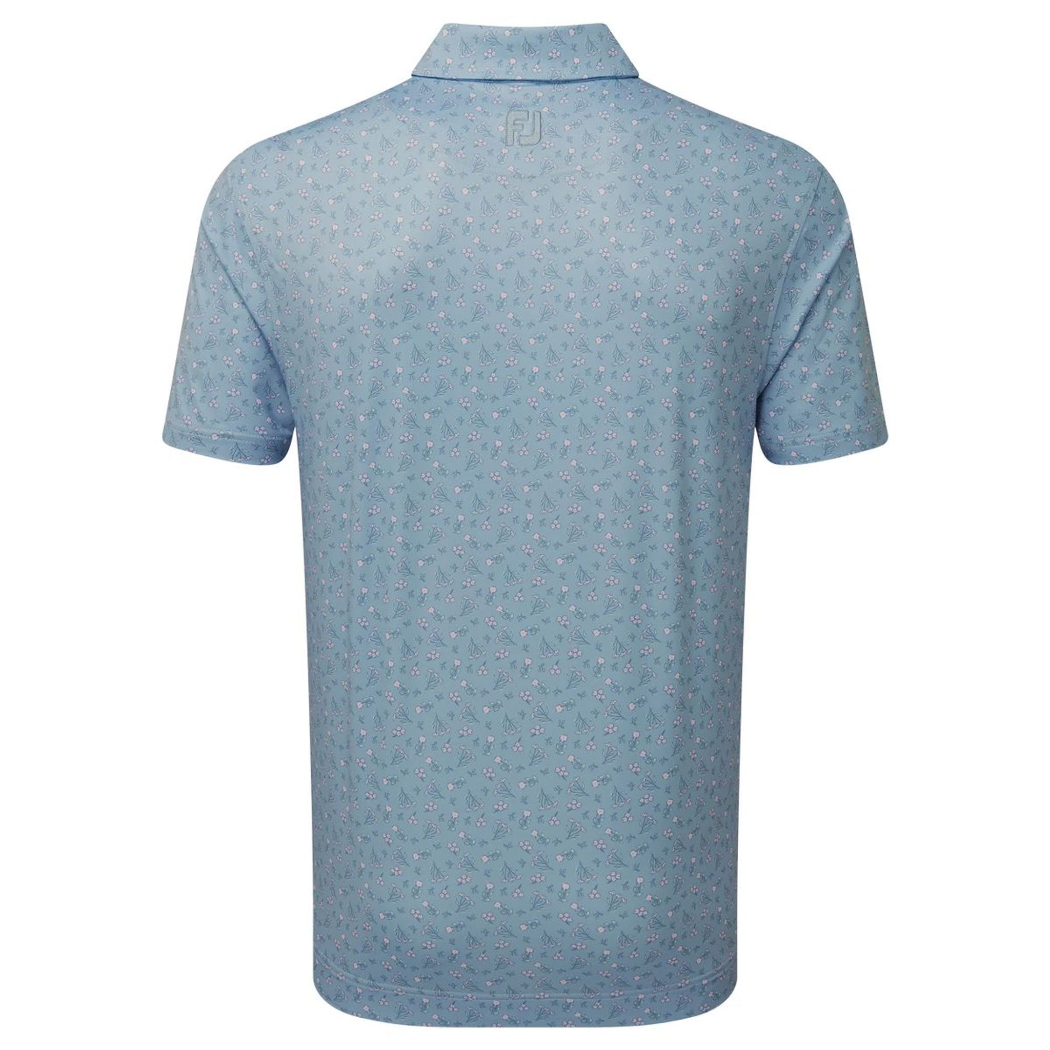 Polo de golf Footjoy Mini Floral Ecosse pour hommes