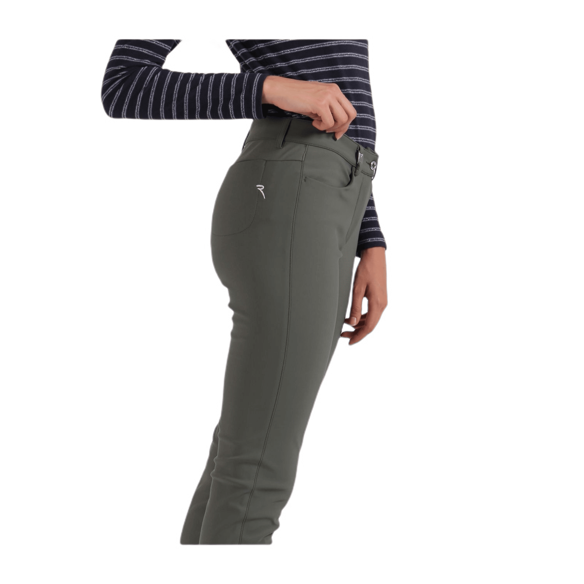 Pantalon Chervo W Squotta Olive Femme