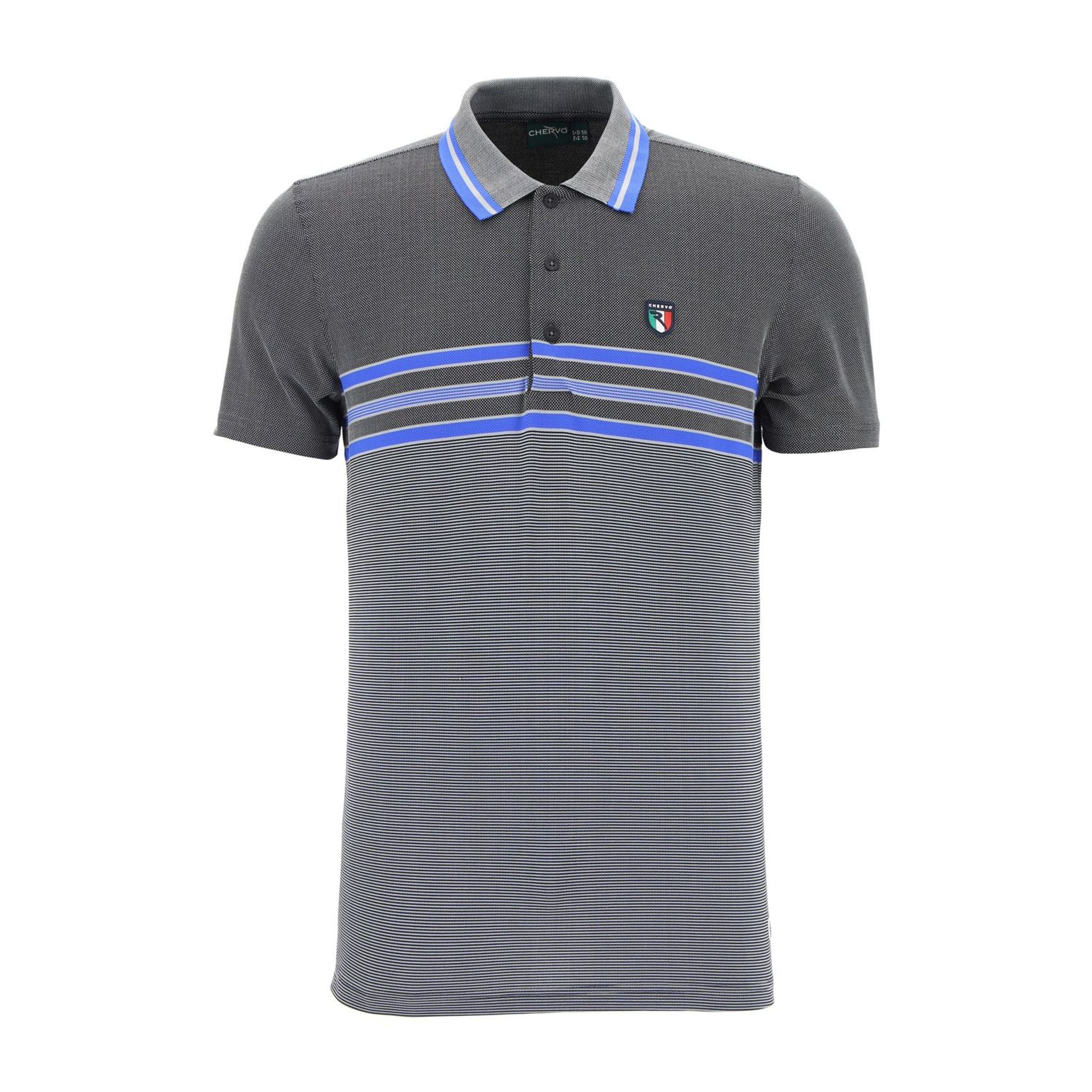 Polo Chervo Avo SS Gris Homme