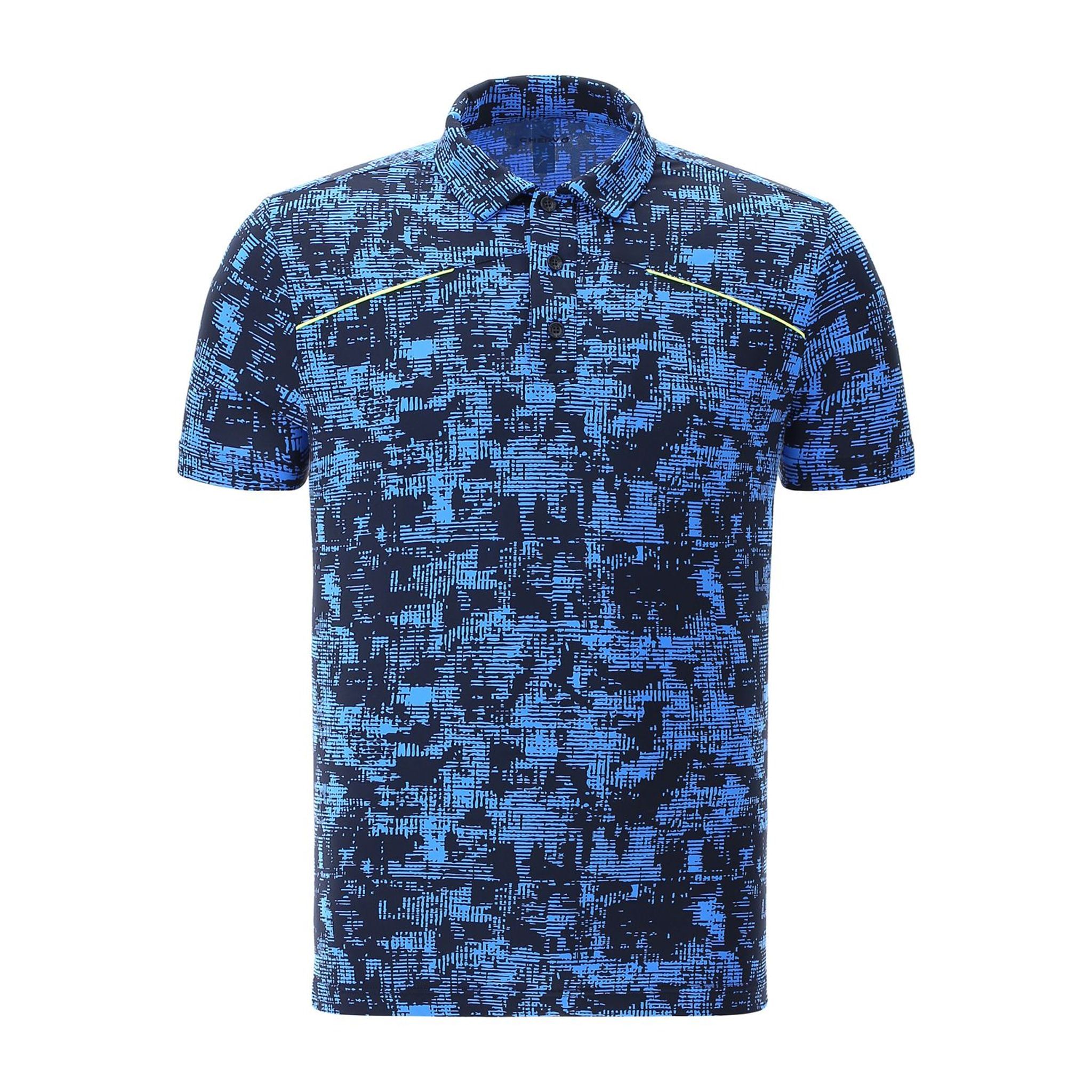 Polo Chervo Astratta Bleu Homme