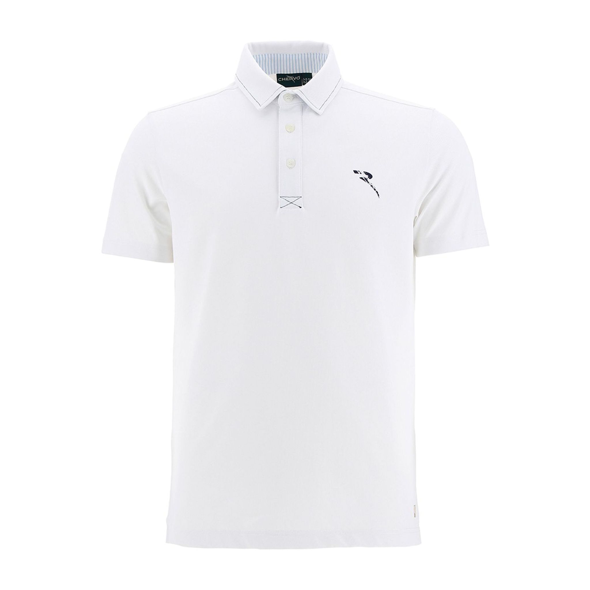 Chervo Polo Adino Blanc Homme