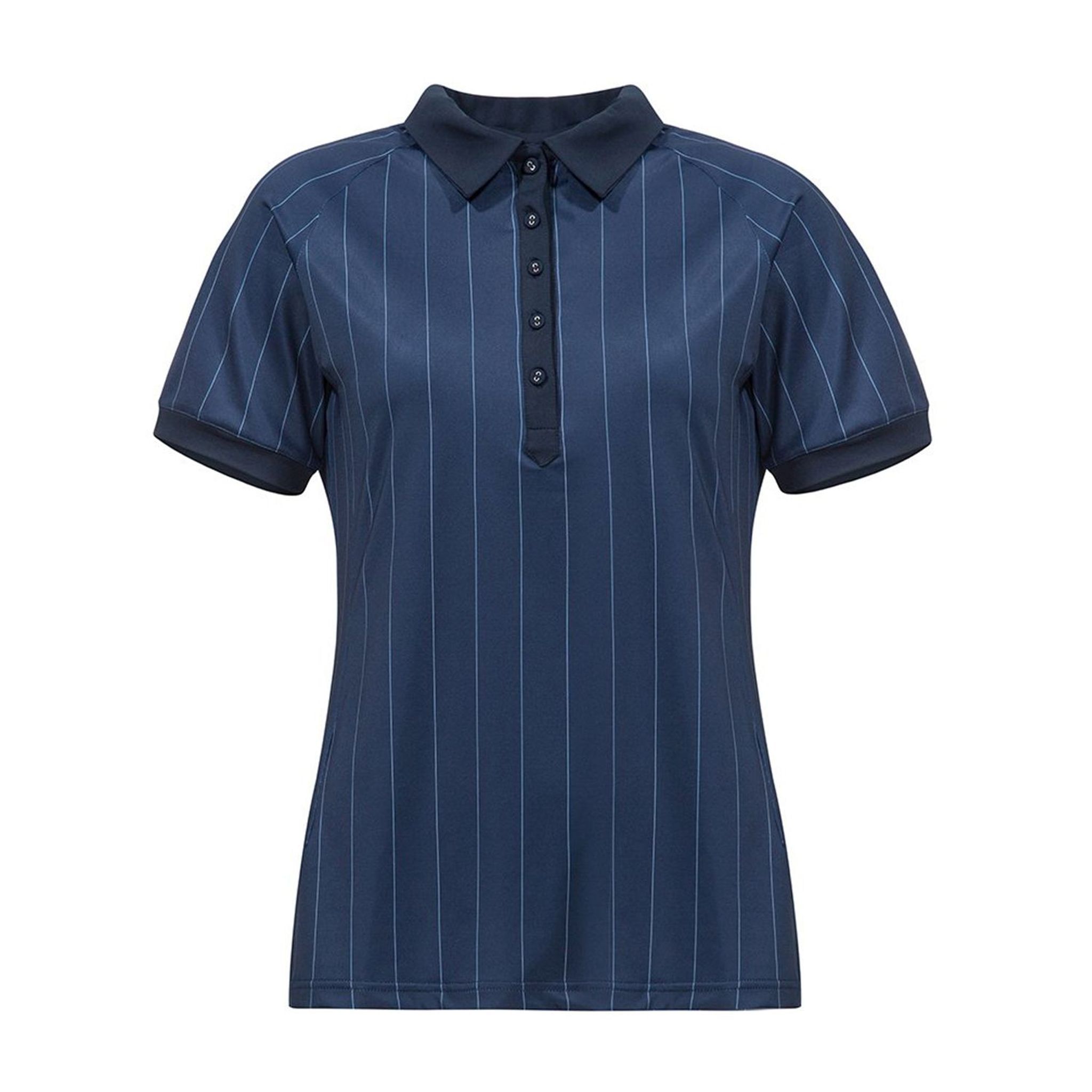 Polo Cross Sportswear W Pinstripe bleu marine femme