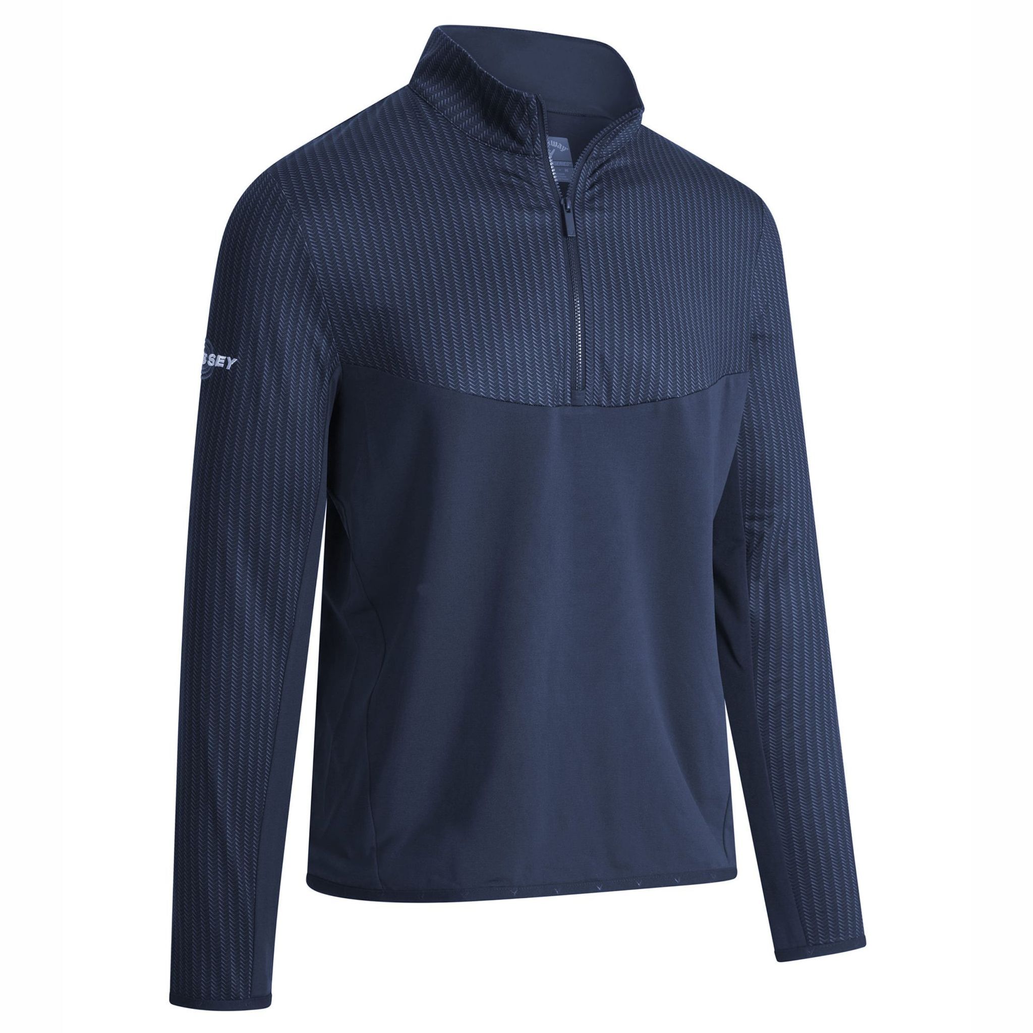 Pull de golf en polaire Callaway Emea Odyssey 1/4 Zip Peacoat pour homme