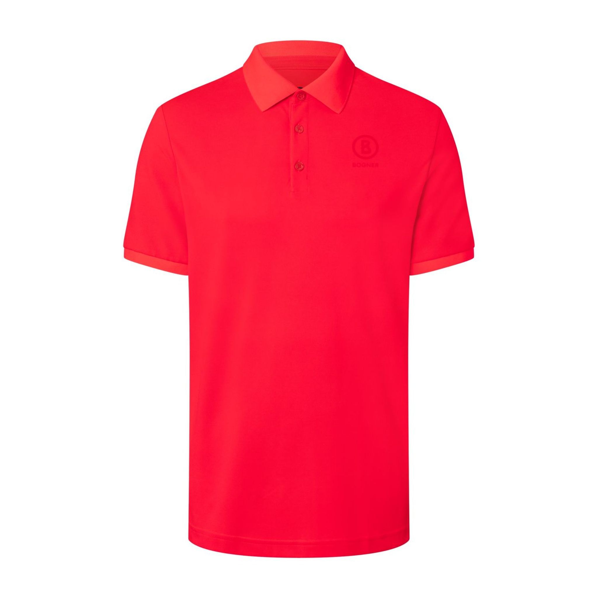 Polo Bogner Daniel Rouge Fluo Homme