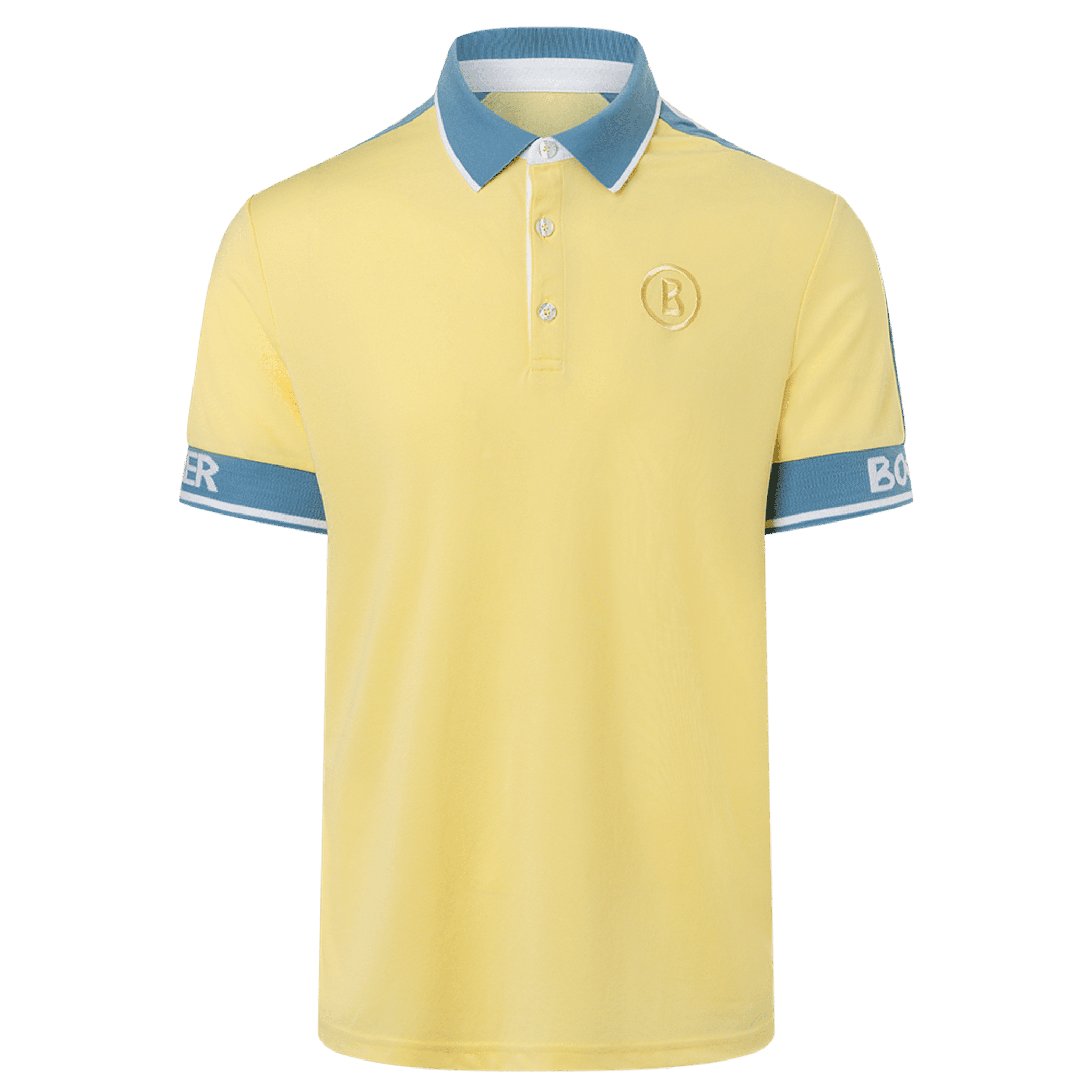 Polo Bogner M Pinos Jaune Pastel Homme