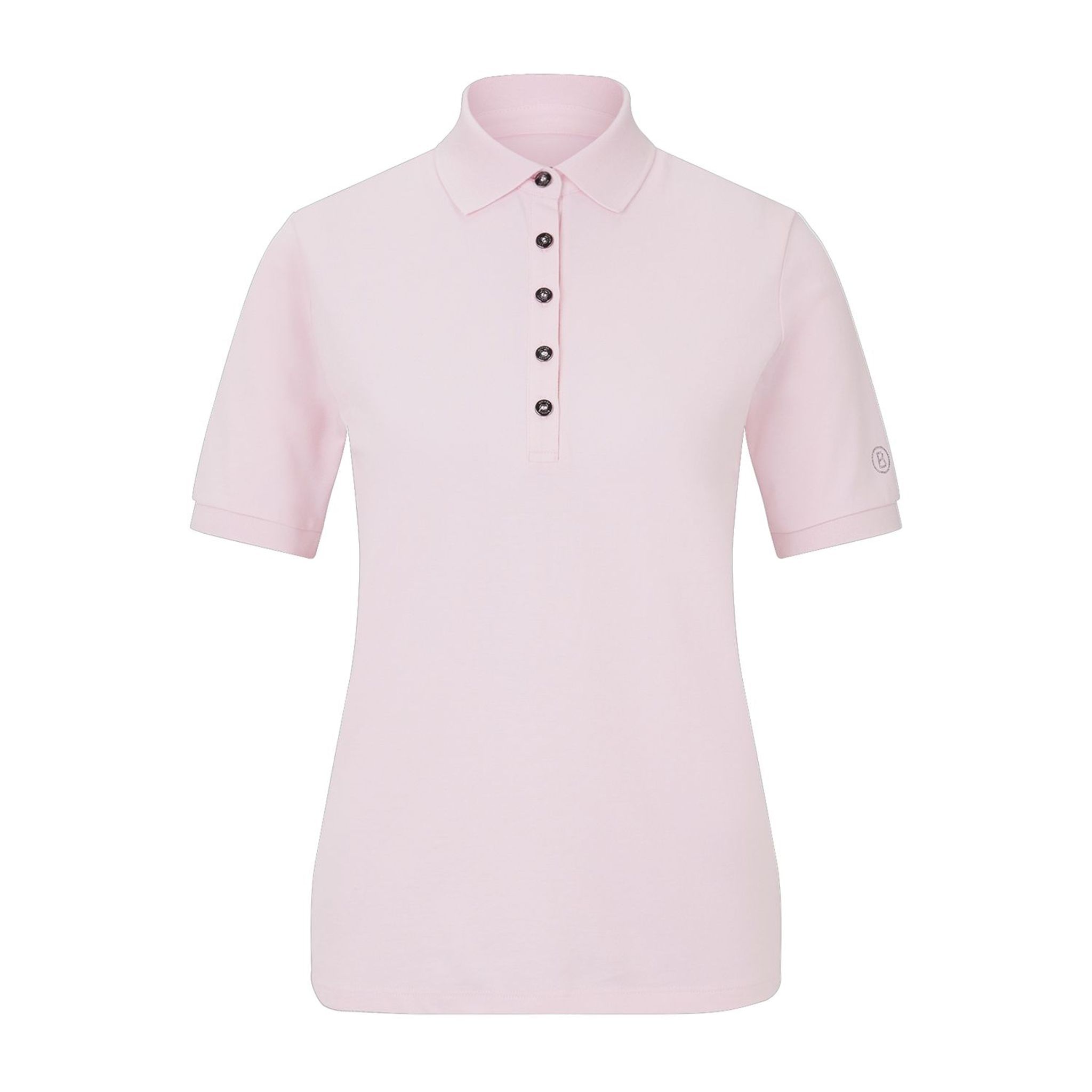 Polo à manches courtes Bogner W Nell SS rose poudré pour femme