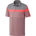 Polo Adidas Ultimate Engineered Heather Rouge/Corail/Gris Homme