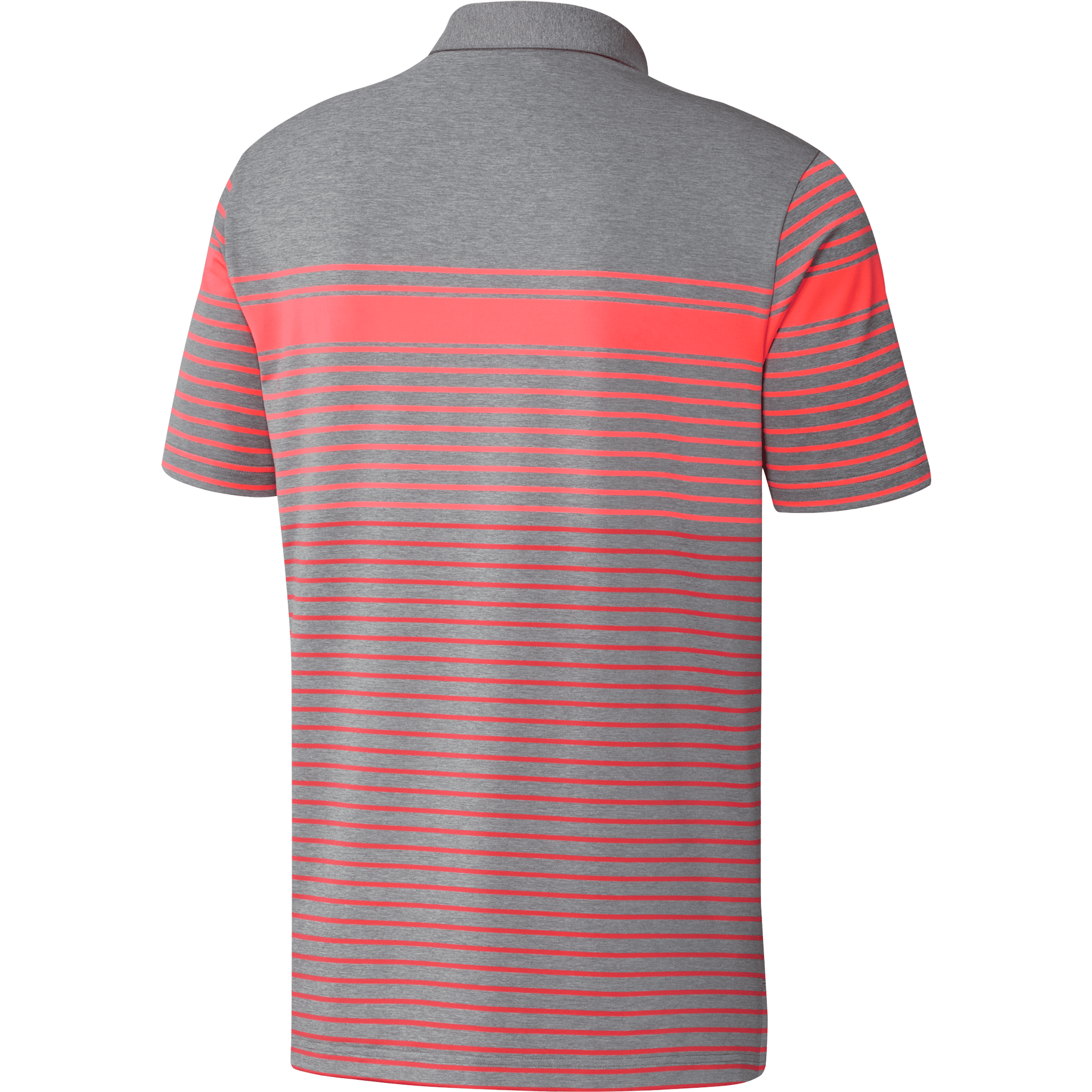 Polo Adidas Ultimate Engineered Heather Rouge/Corail/Gris Homme