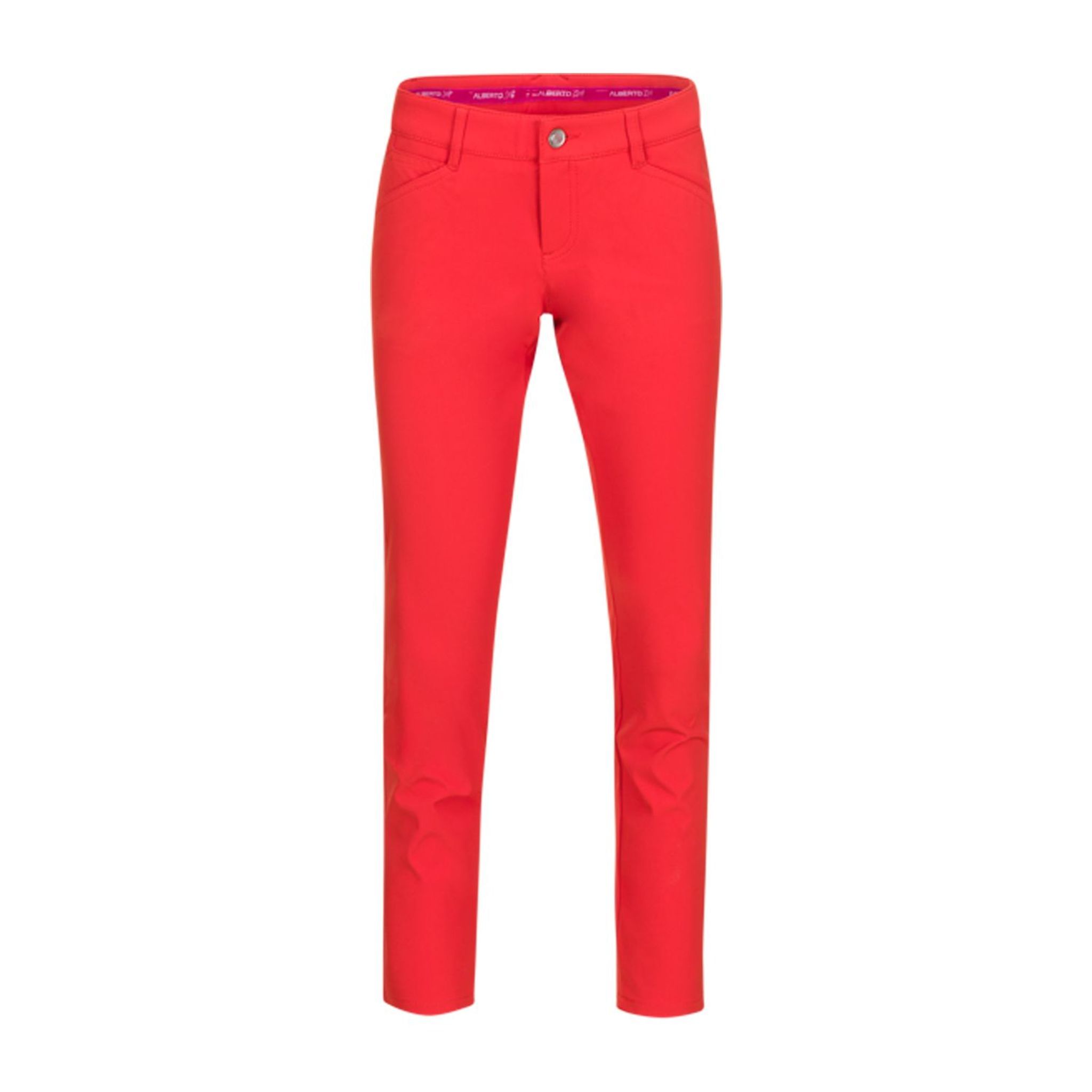 Pantalon Alberto Mona 3xDry Cooler Orange Femme