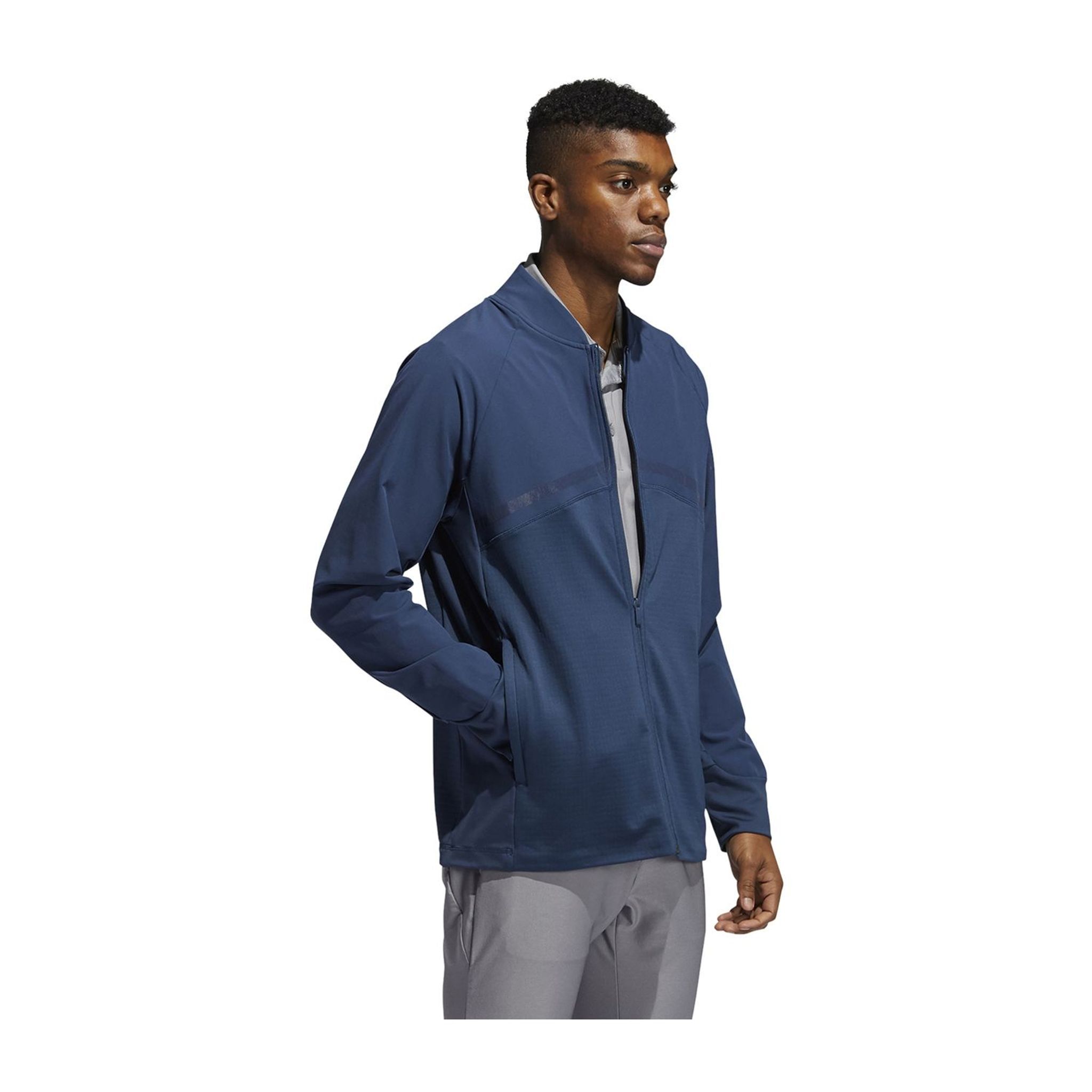 Veste Adidas Hybrid Full Zip Marine Homme