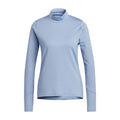 T-shirt à manches longues Adidas W Layer Mock bleu clair pour femme