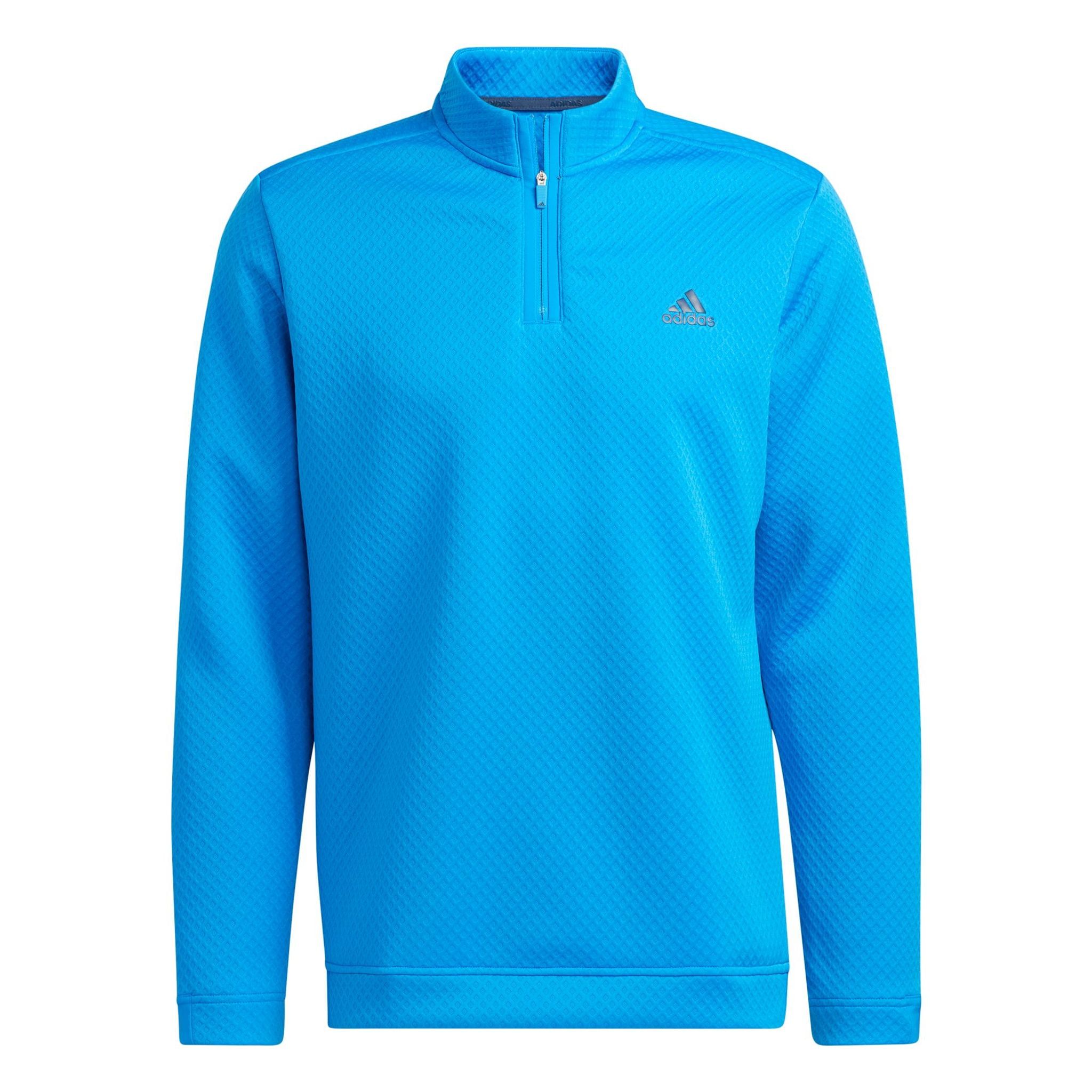 Pull Adidas M Durable Water-Repellent 1/4 Zip Bleu Ru Homme