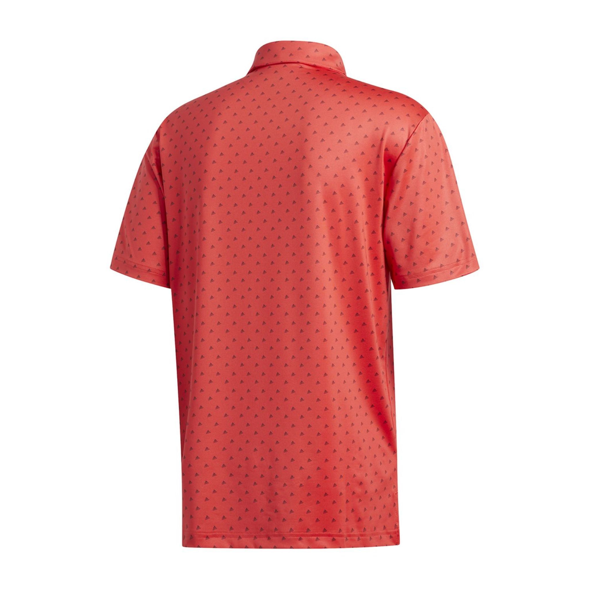 Polo Adidas Ultimate365 Badge of Sort Corail/Gris Homme