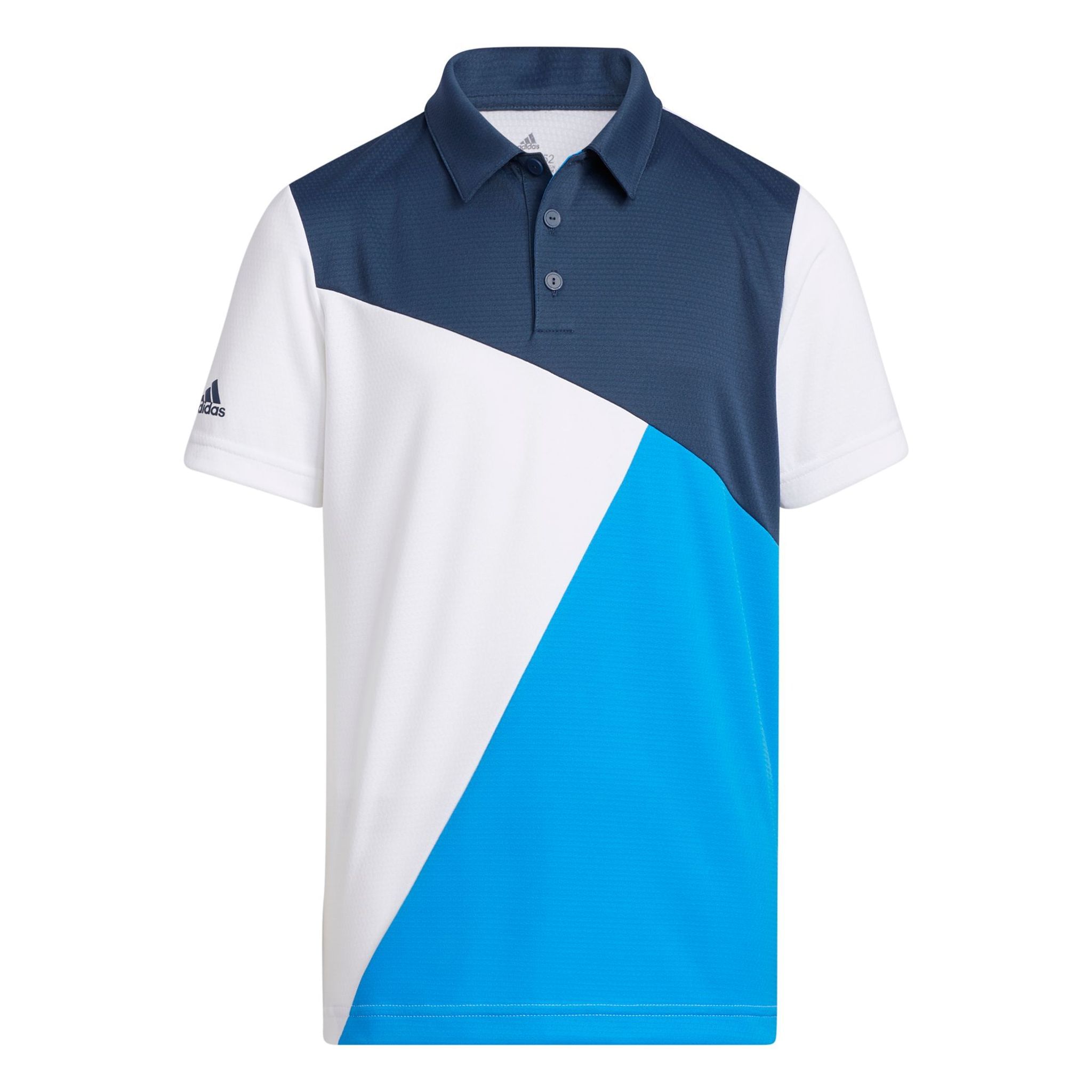 Polo Adidas Jr. Crew Bleu marine/Bleu Rush/Blanc