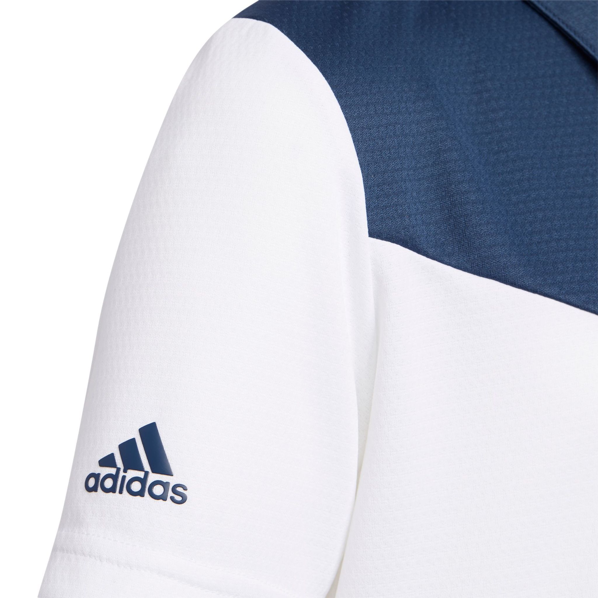 Polo Adidas Jr. Crew Bleu marine/Bleu Rush/Blanc