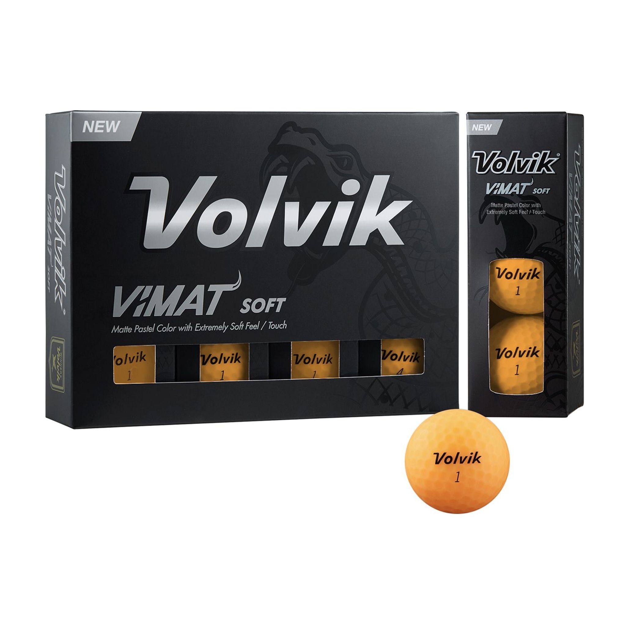 Volvik Vimat Soft 2022 12 balles Jaune