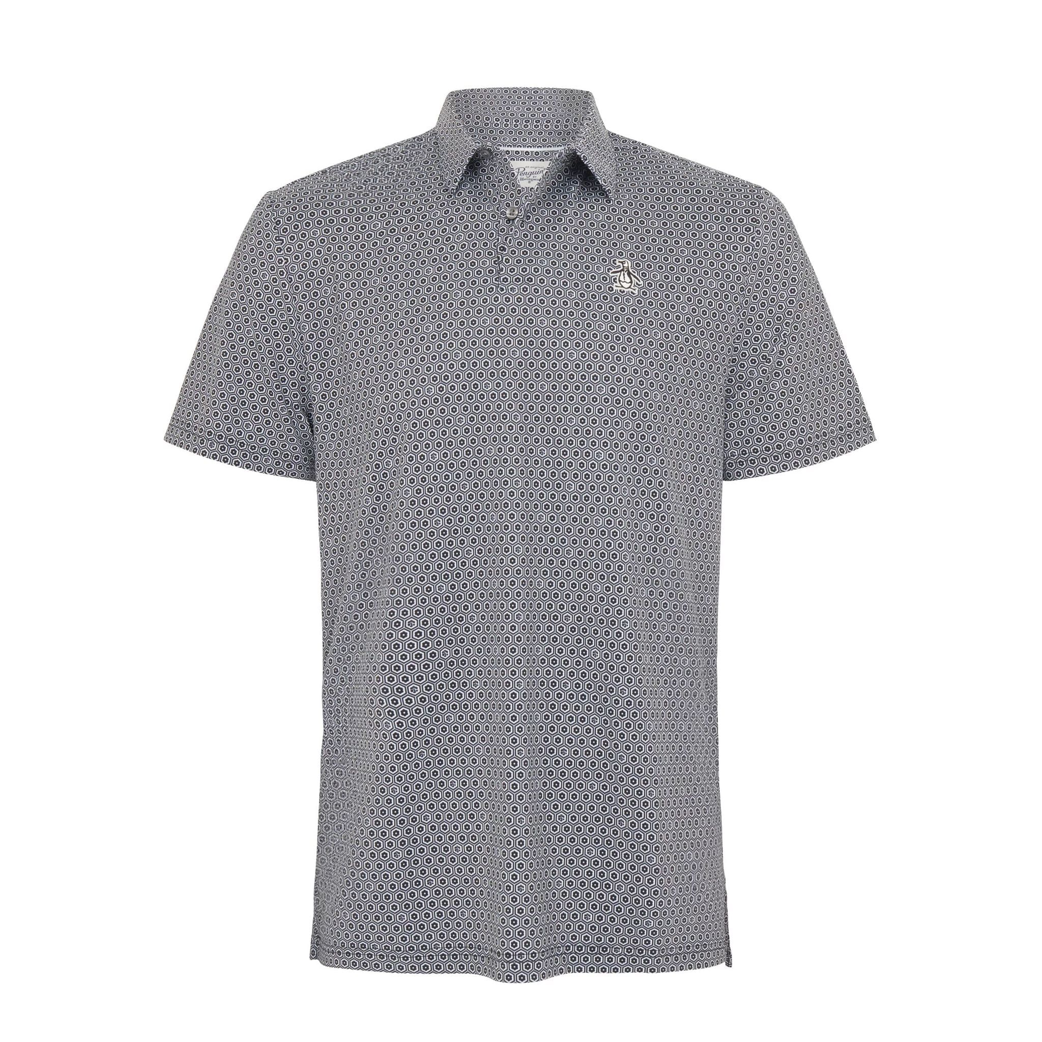 Polo Original Penguin All Over Heritage à imprimé floral et géométrique pour homme