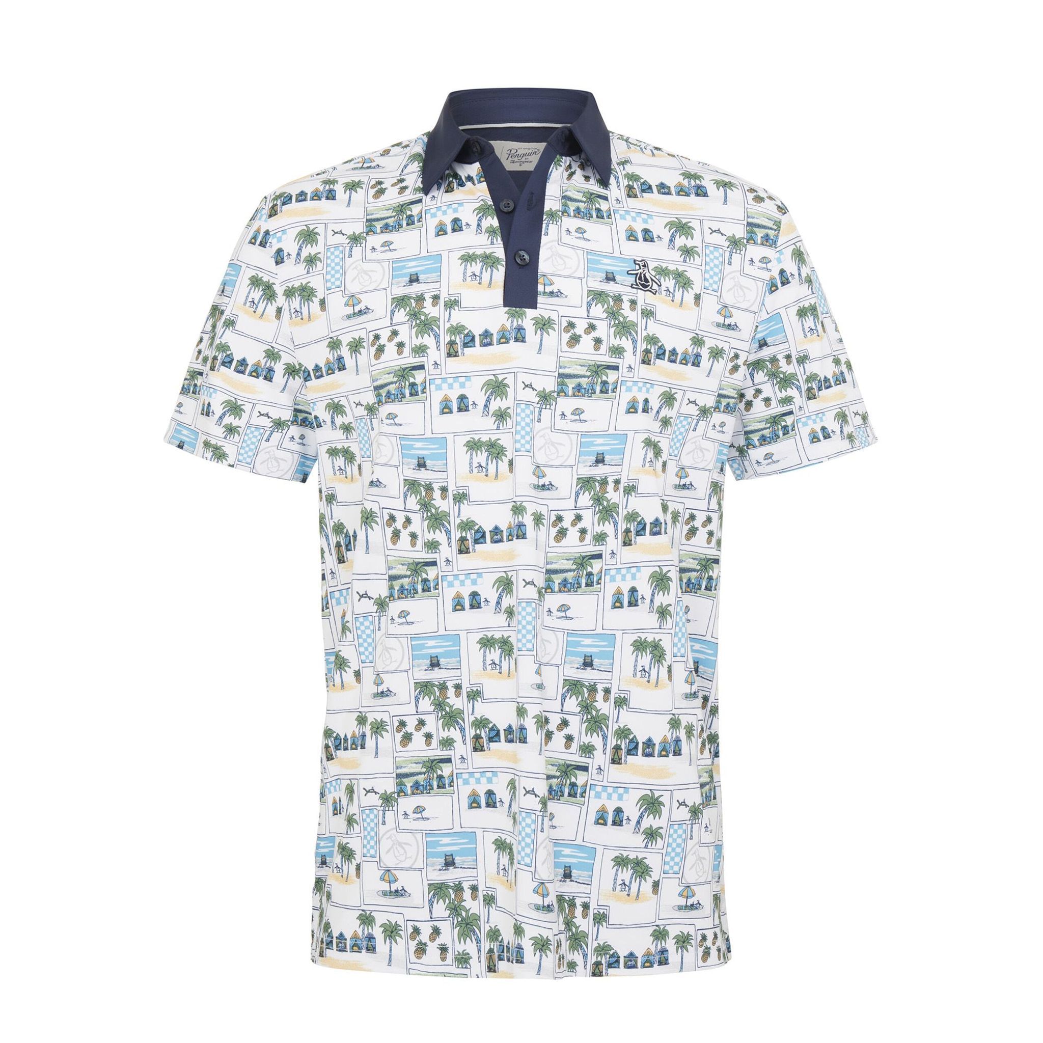 Polo imprimé Original Penguin Beach Club pour homme