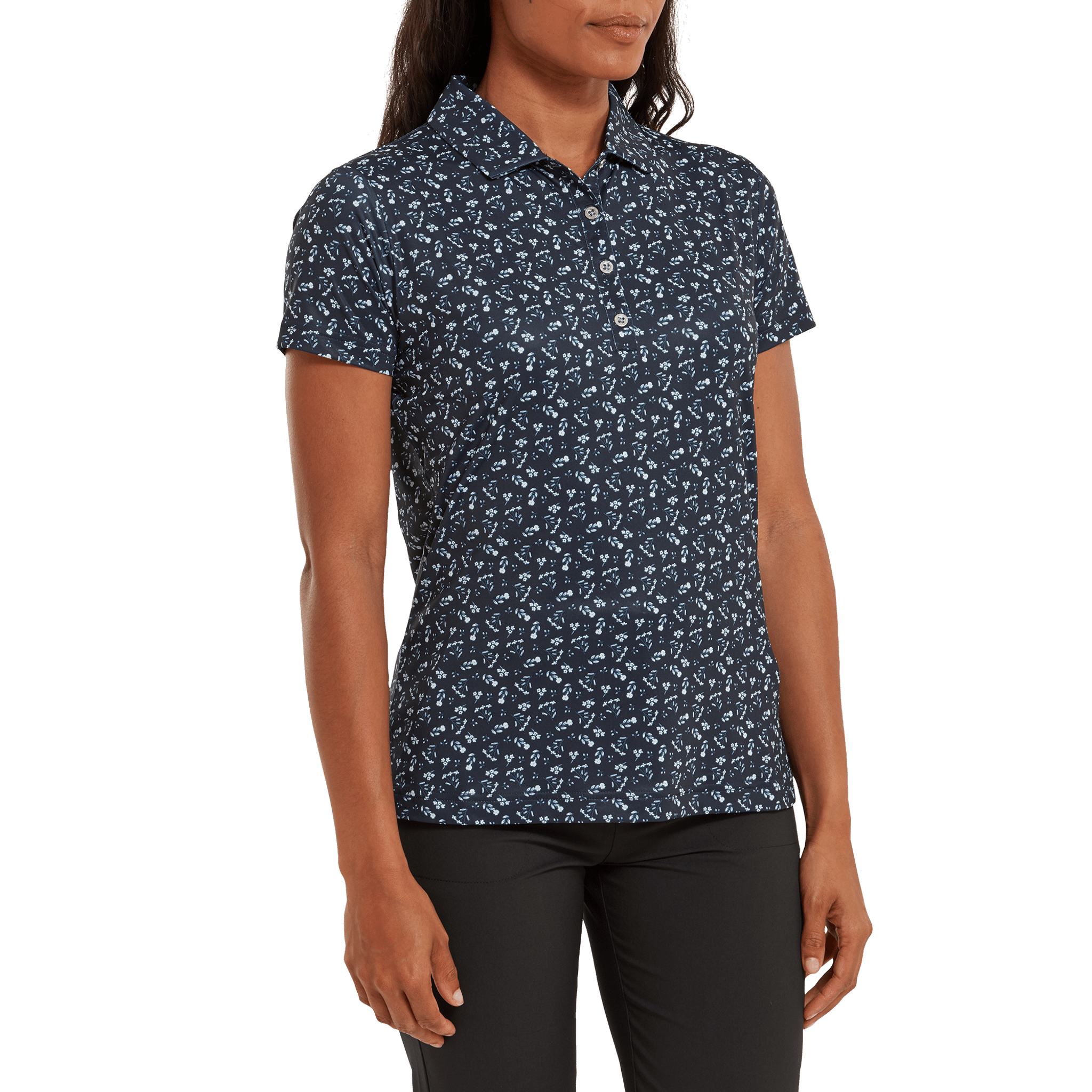 Polo à imprimé floral Footjoy Femme