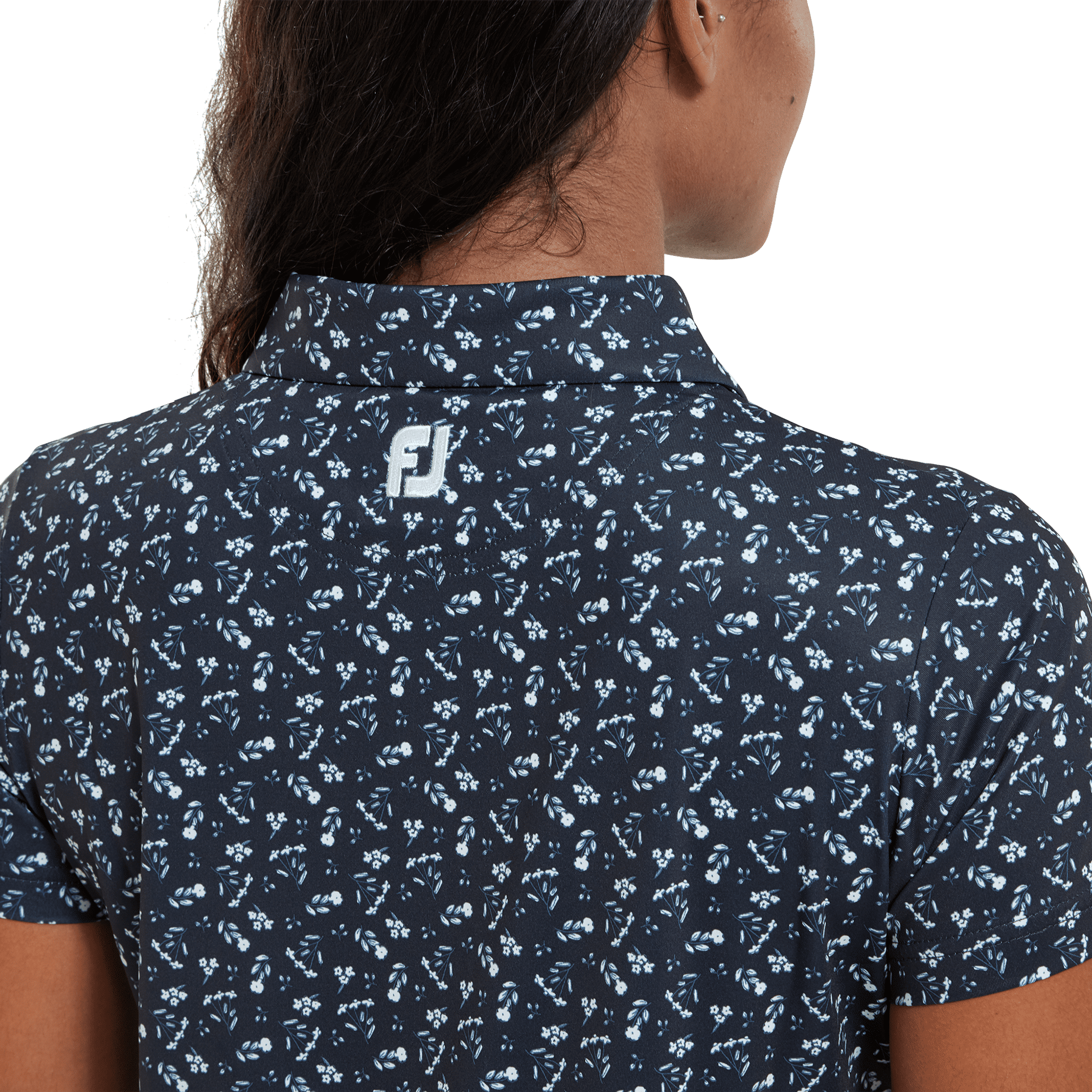 Polo à imprimé floral Footjoy Femme