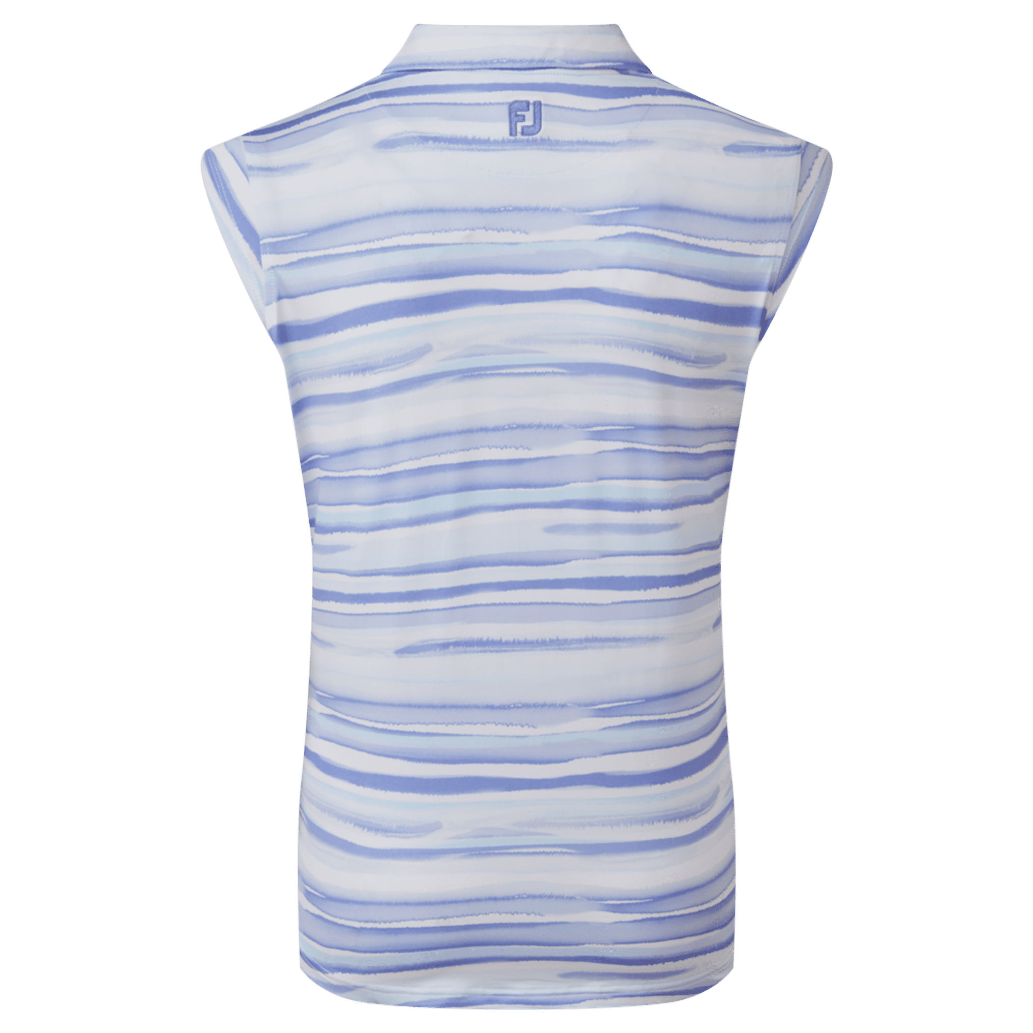 Footjoy Polo Cap Sleeve Aquarelle Imprimé Ecosse Femme