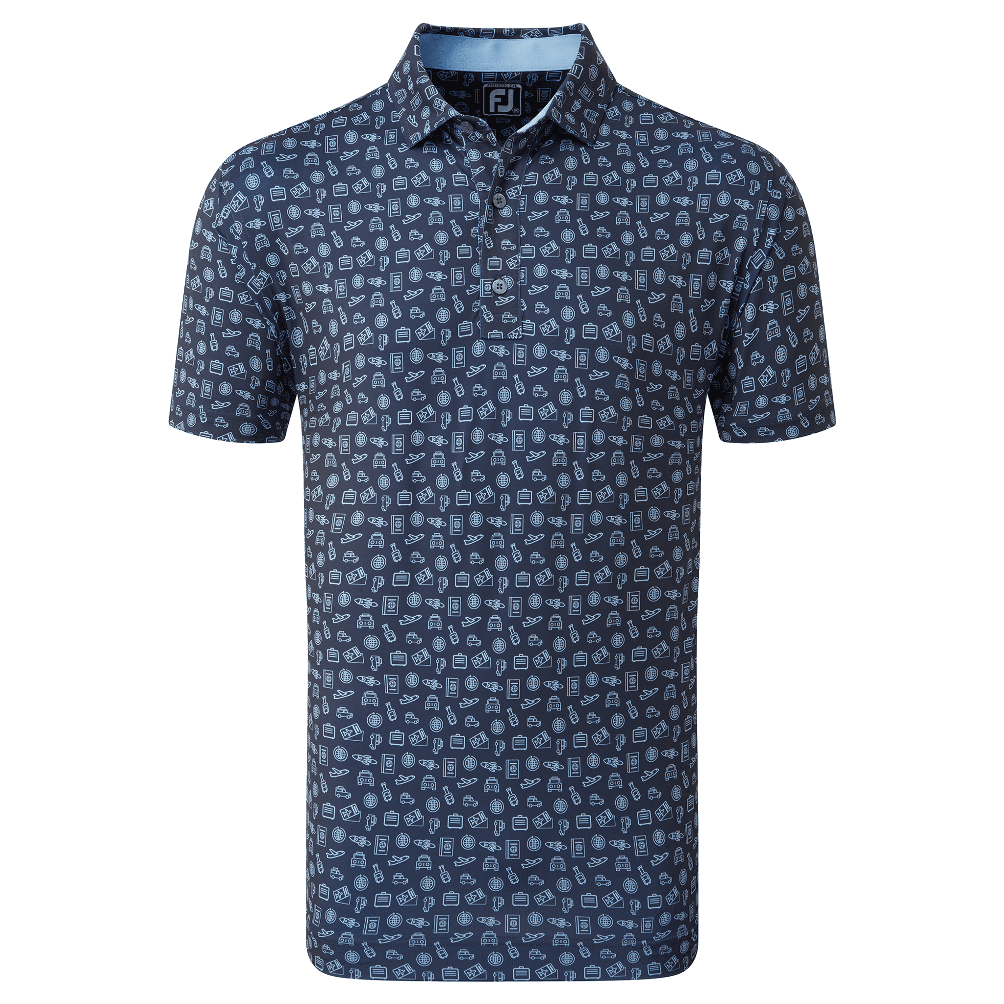 Footjoy Travel Print Polo Hommes