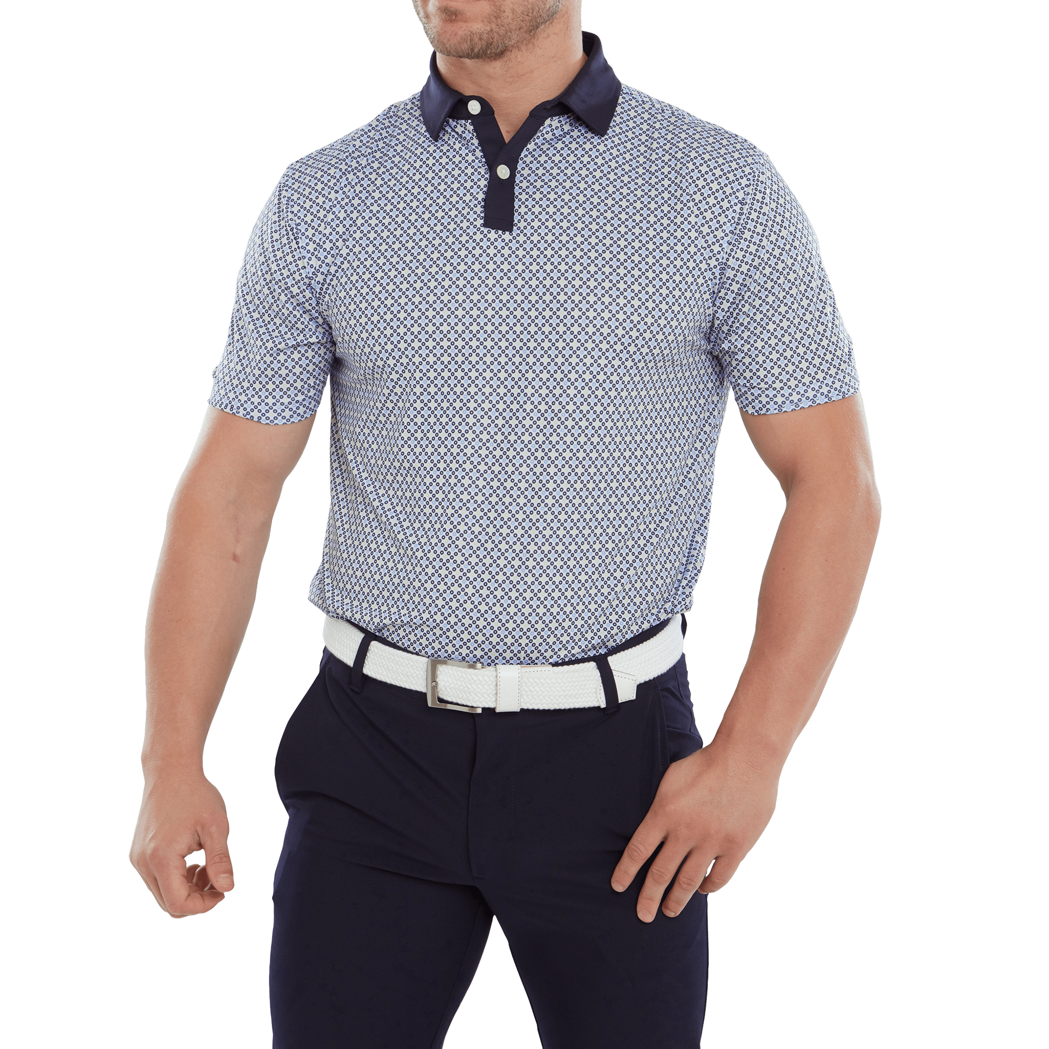 Polo à imprimé cercle Footjoy hommes