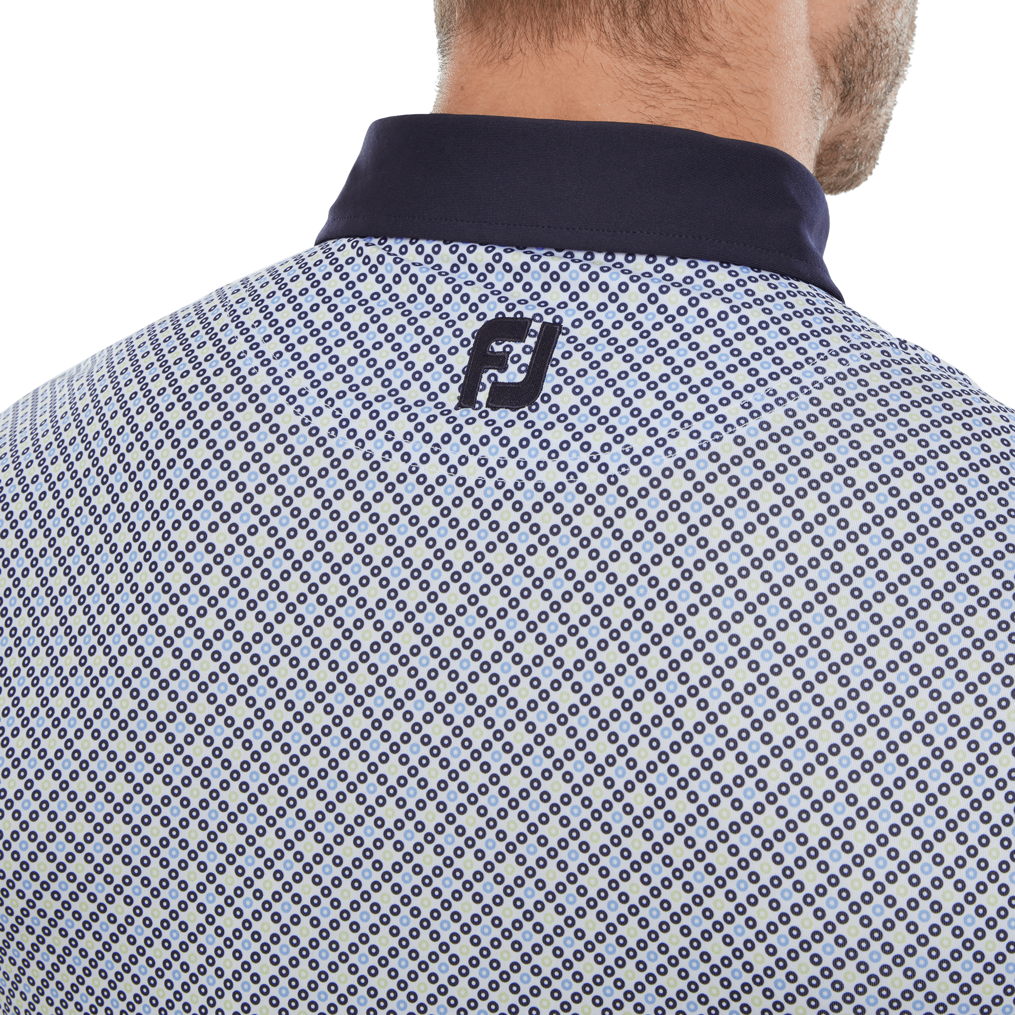 Polo à imprimé cercle Footjoy hommes