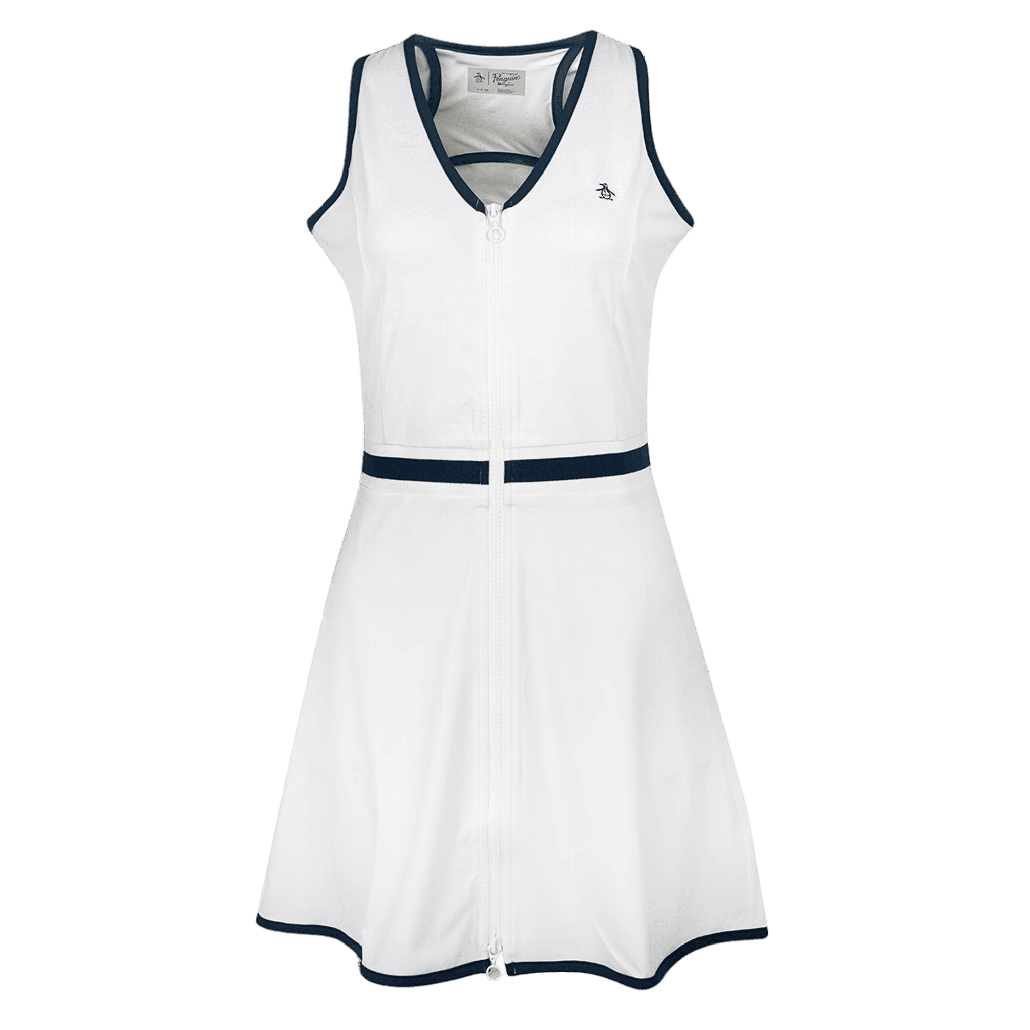 Robe de golf originale Penguin à col en V sans manches pour femme