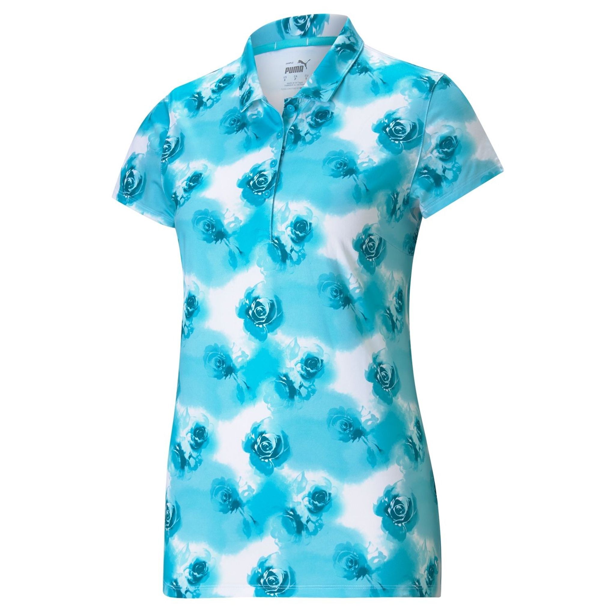 Puma Cloudspun Polo Floral Aquarelle Femme