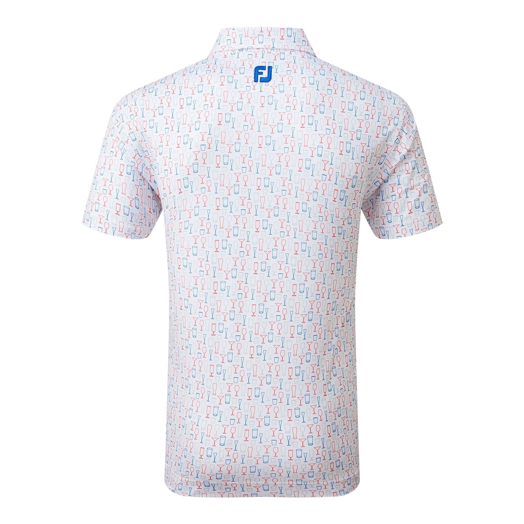 Polo en fil d'Écosse Footjoy Glass Print Homme