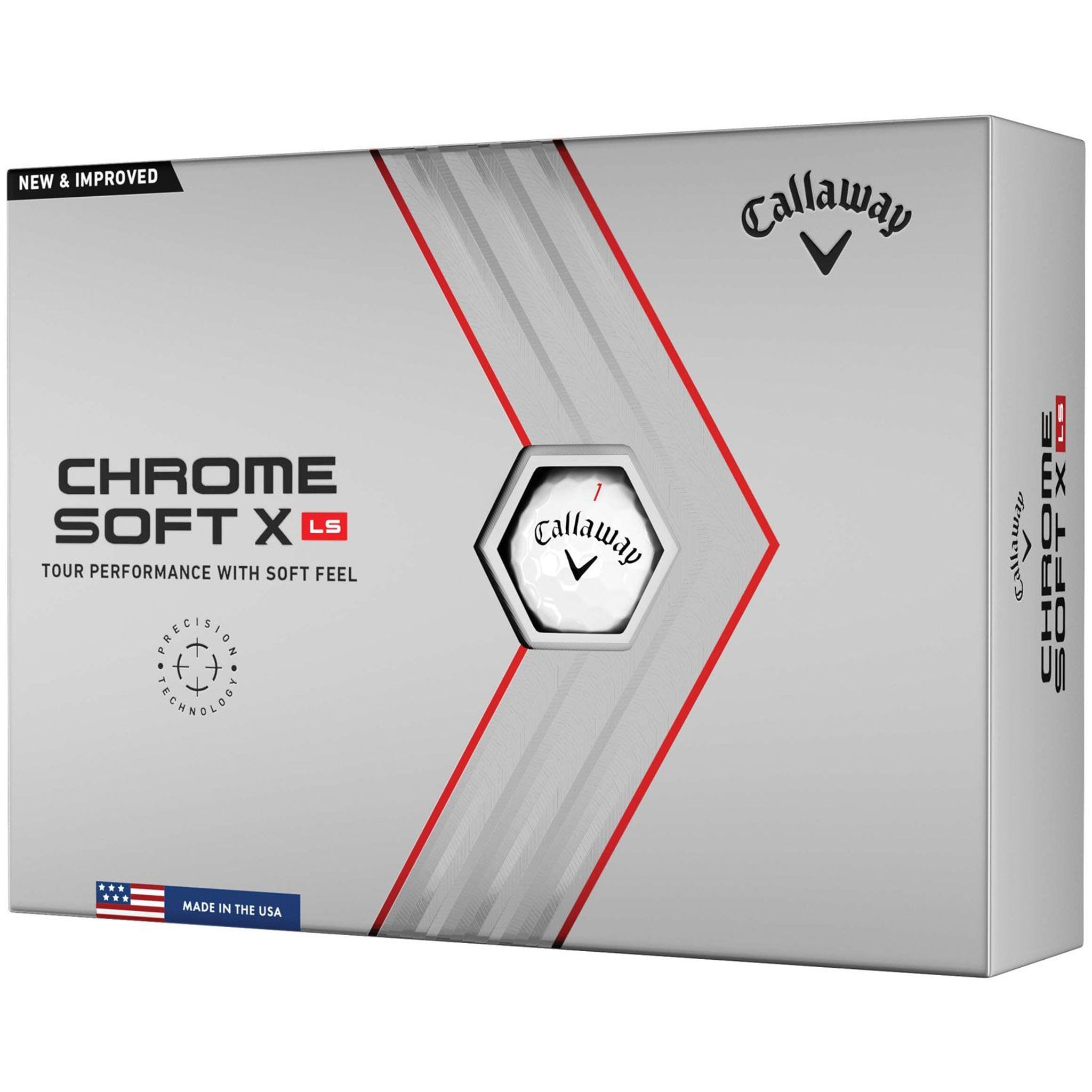 Balles de golf Callaway Chrome Soft X LS