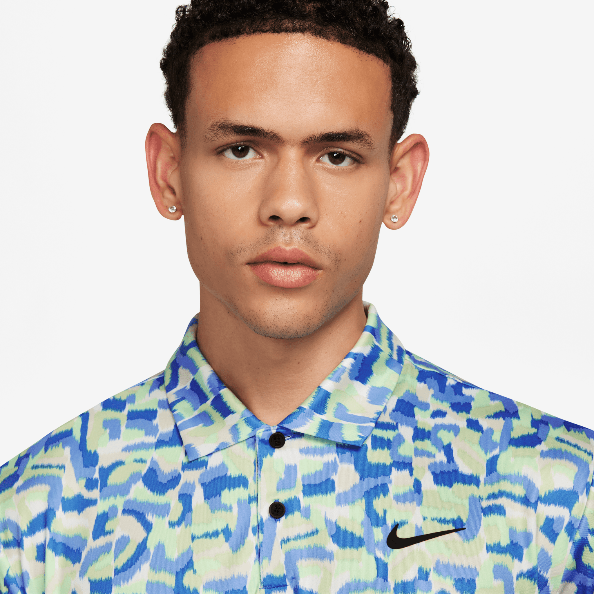 Polo Nike Dri-Fit Tour Confetti imprimé pour hommes