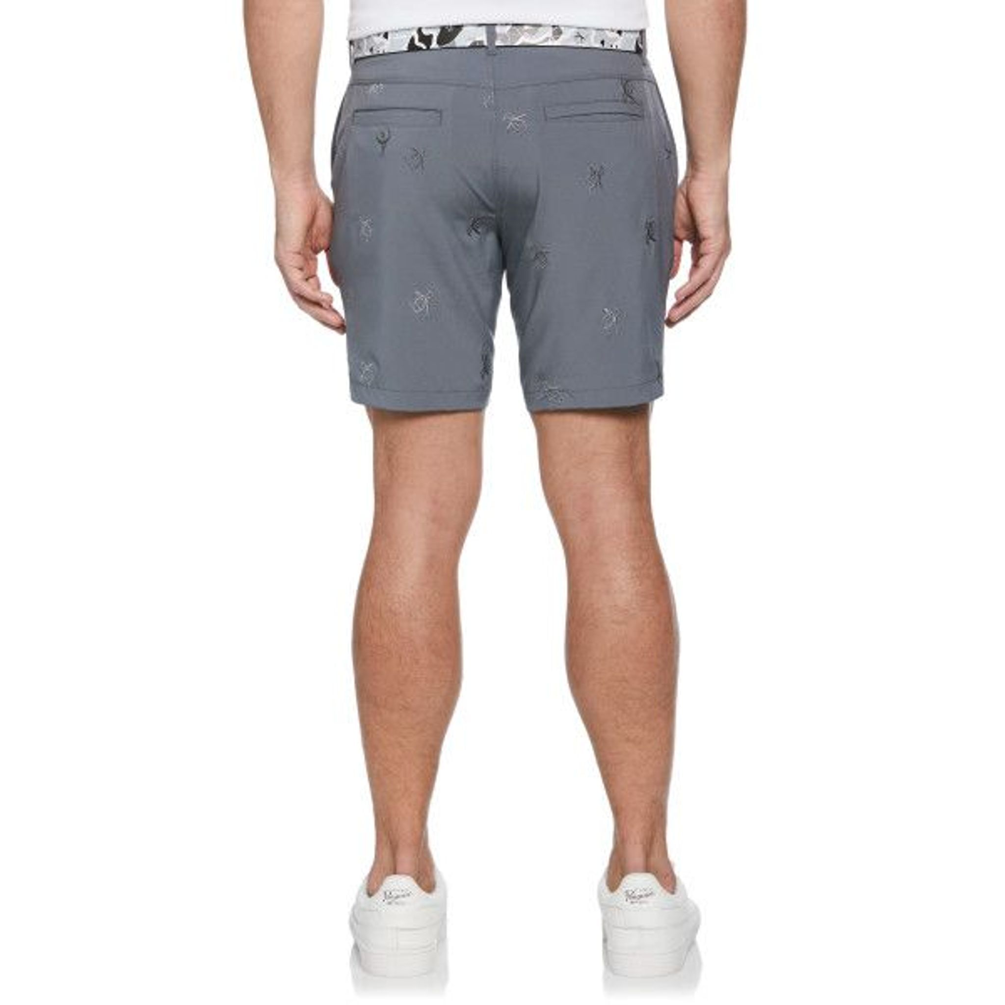 Short brodé Pete Original Penguin Space Dyed pour hommes