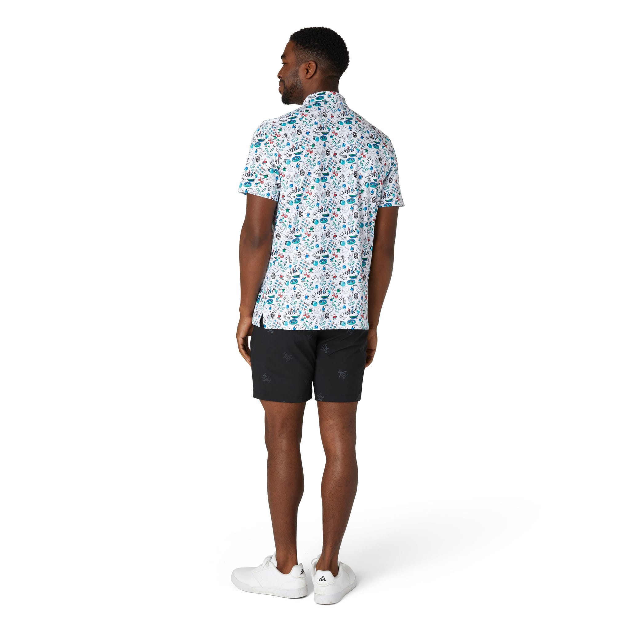 Polo fantaisie intégral Original Penguin Roadmap pour hommes