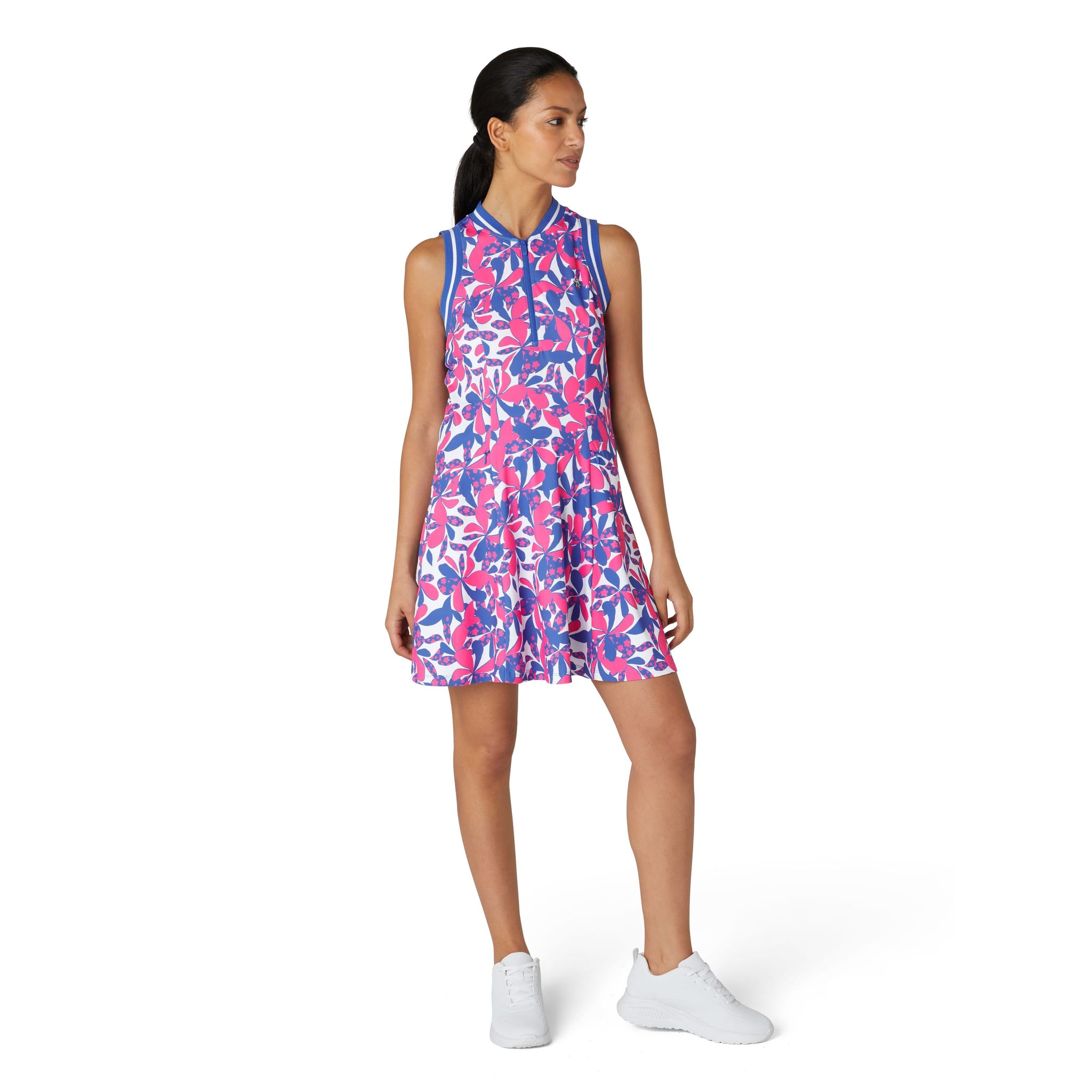 Robe de golf zippée à imprimé floral Original Penguin pour femme