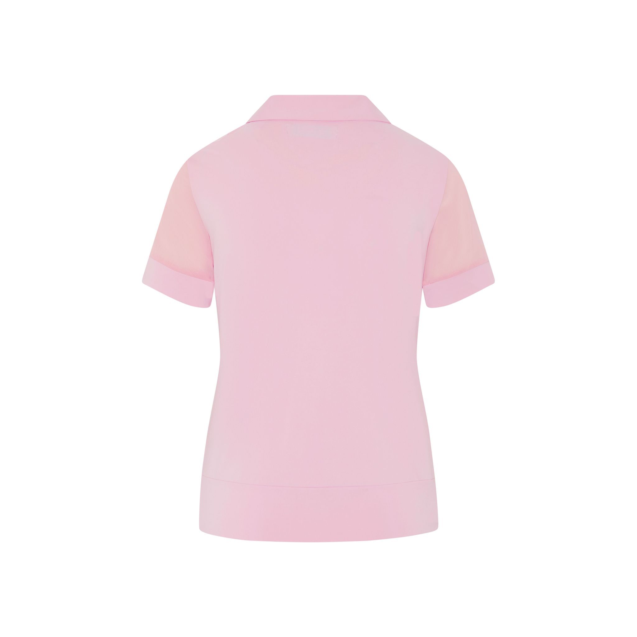 Original Penguin Polo bloqué en maille à manches 1/2 pour femme